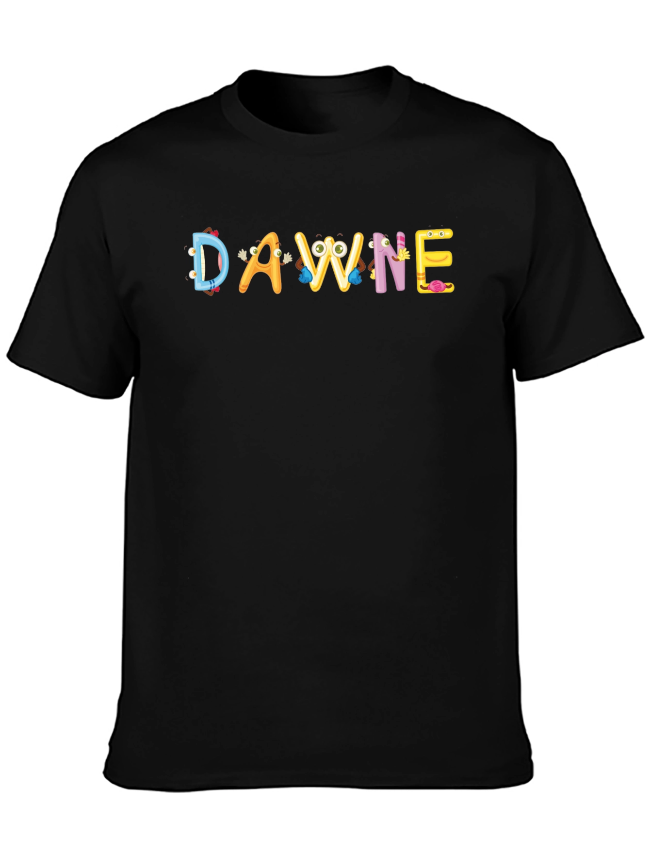 Cartoon Animal Letter T-Shirt - Funny Tee