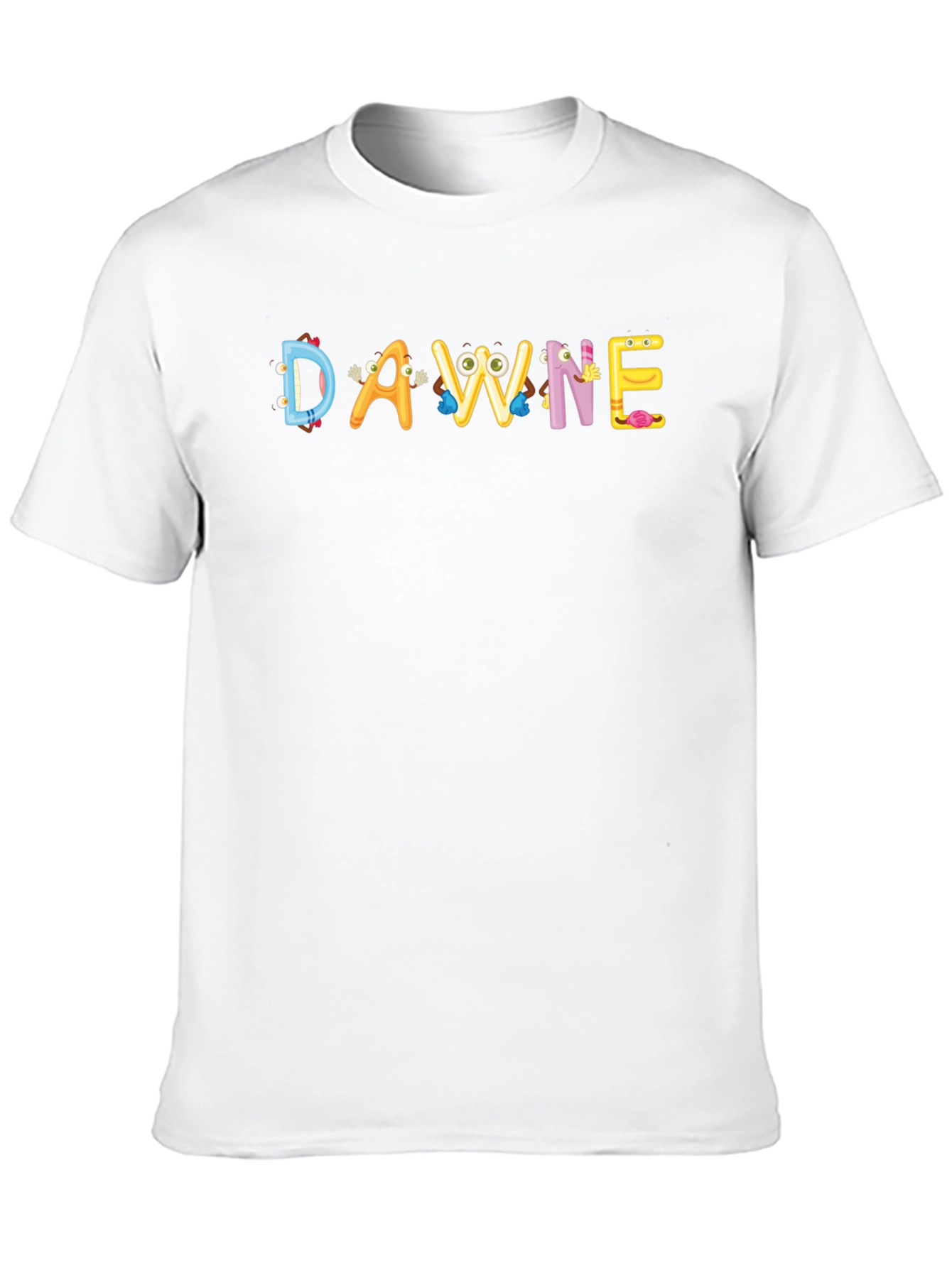 Cartoon Animal Letter T-Shirt - Funny Tee