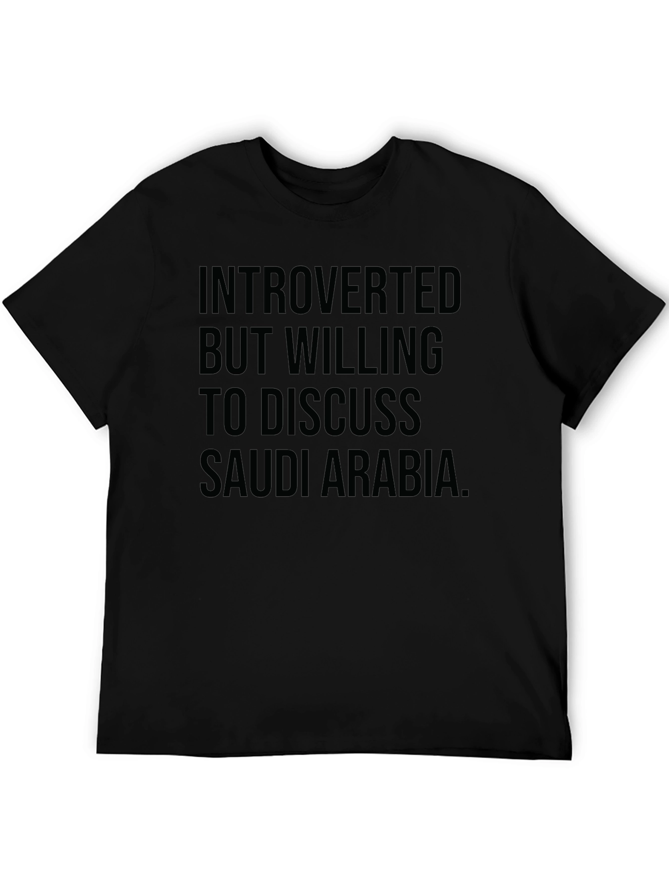 Introverted Saudi Arabia Discussion T-Shirt