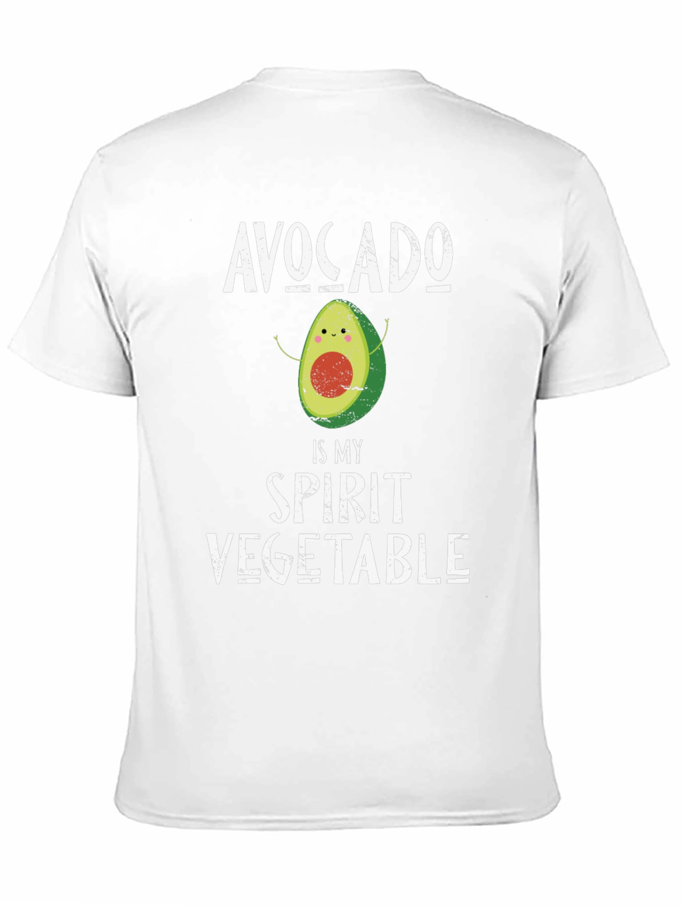 Avocado Spirit Vegetable Graphic T-Shirt