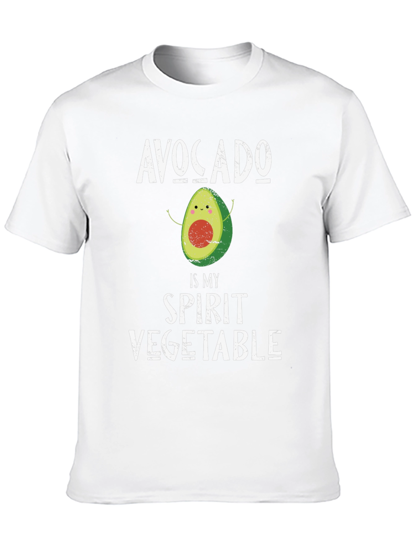 Avocado Spirit Vegetable Graphic T-Shirt