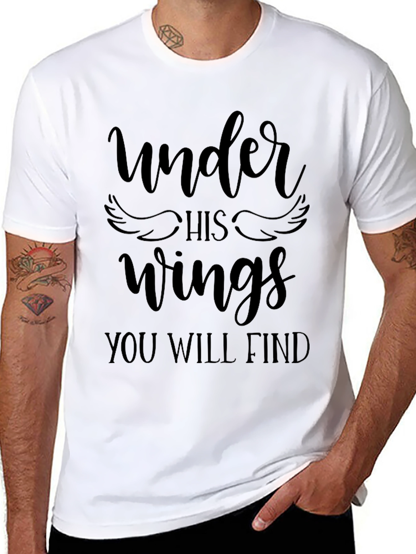 Under His Wings Graphic T-Shirt