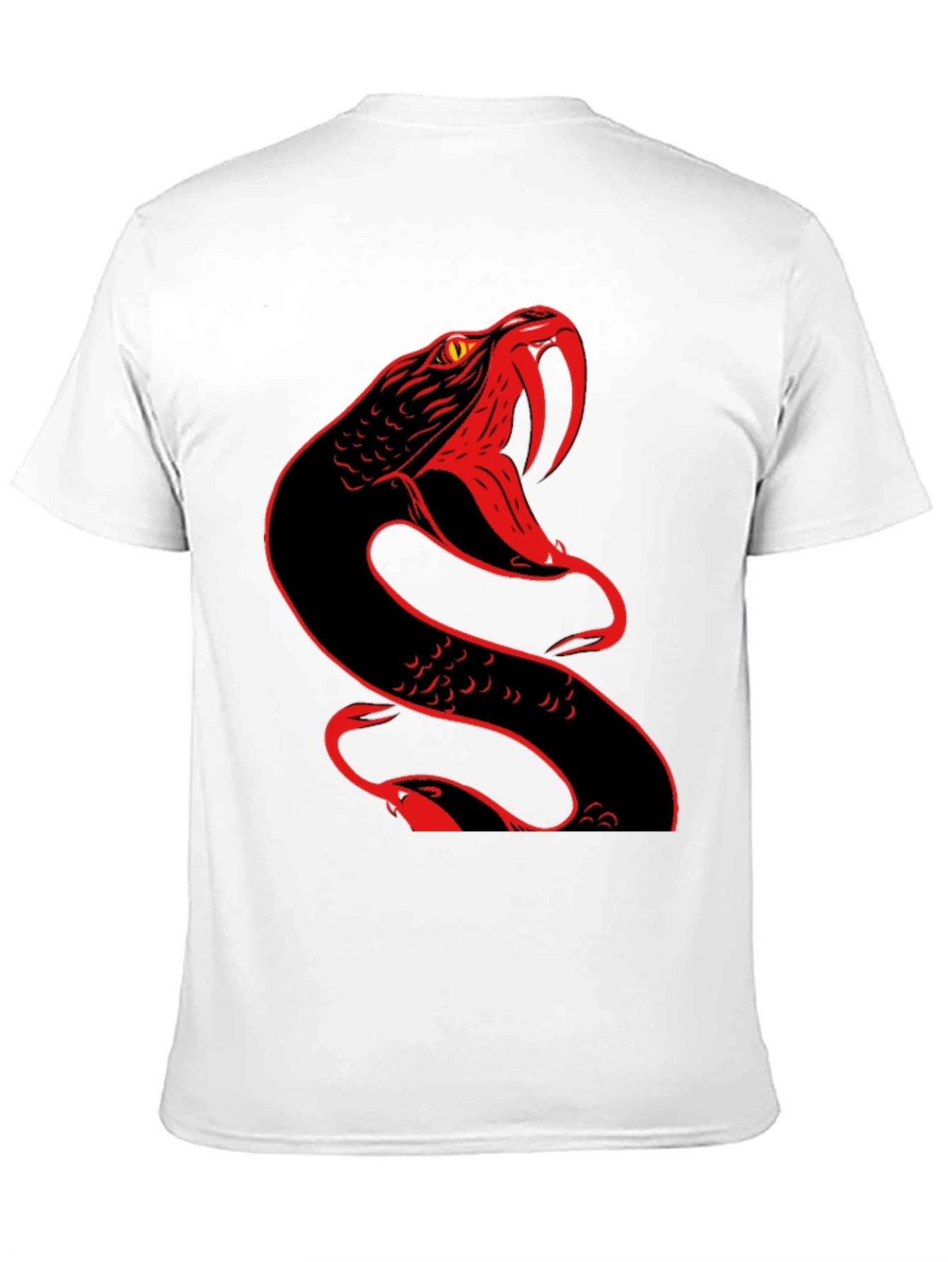Snake Graphic T-Shirt - Bold & Edgy Design