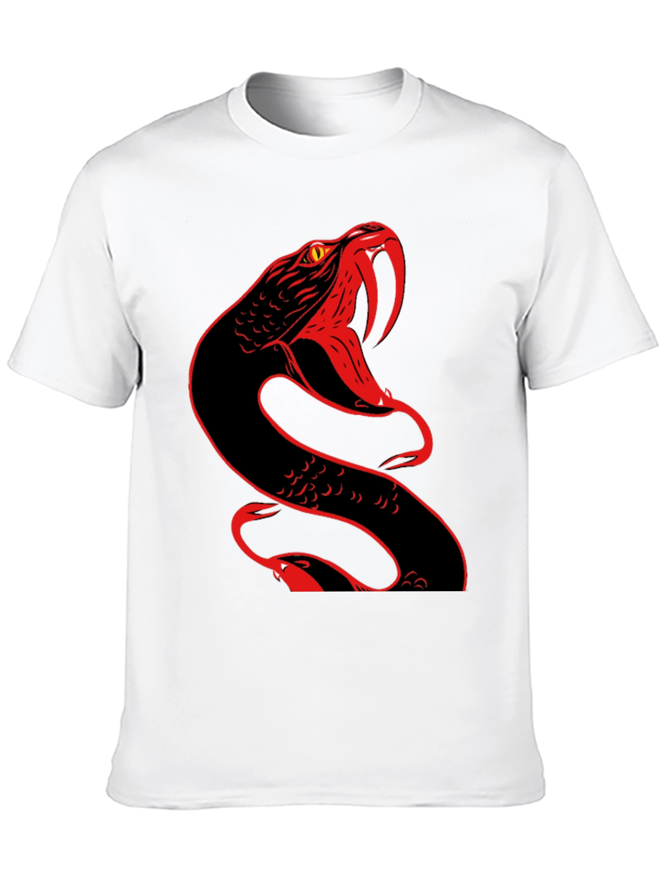 Snake Graphic T-Shirt - Bold & Edgy Design
