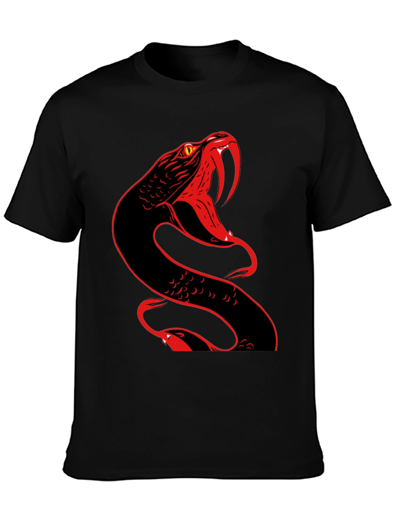 Snake Graphic T-Shirt - Bold & Edgy Design