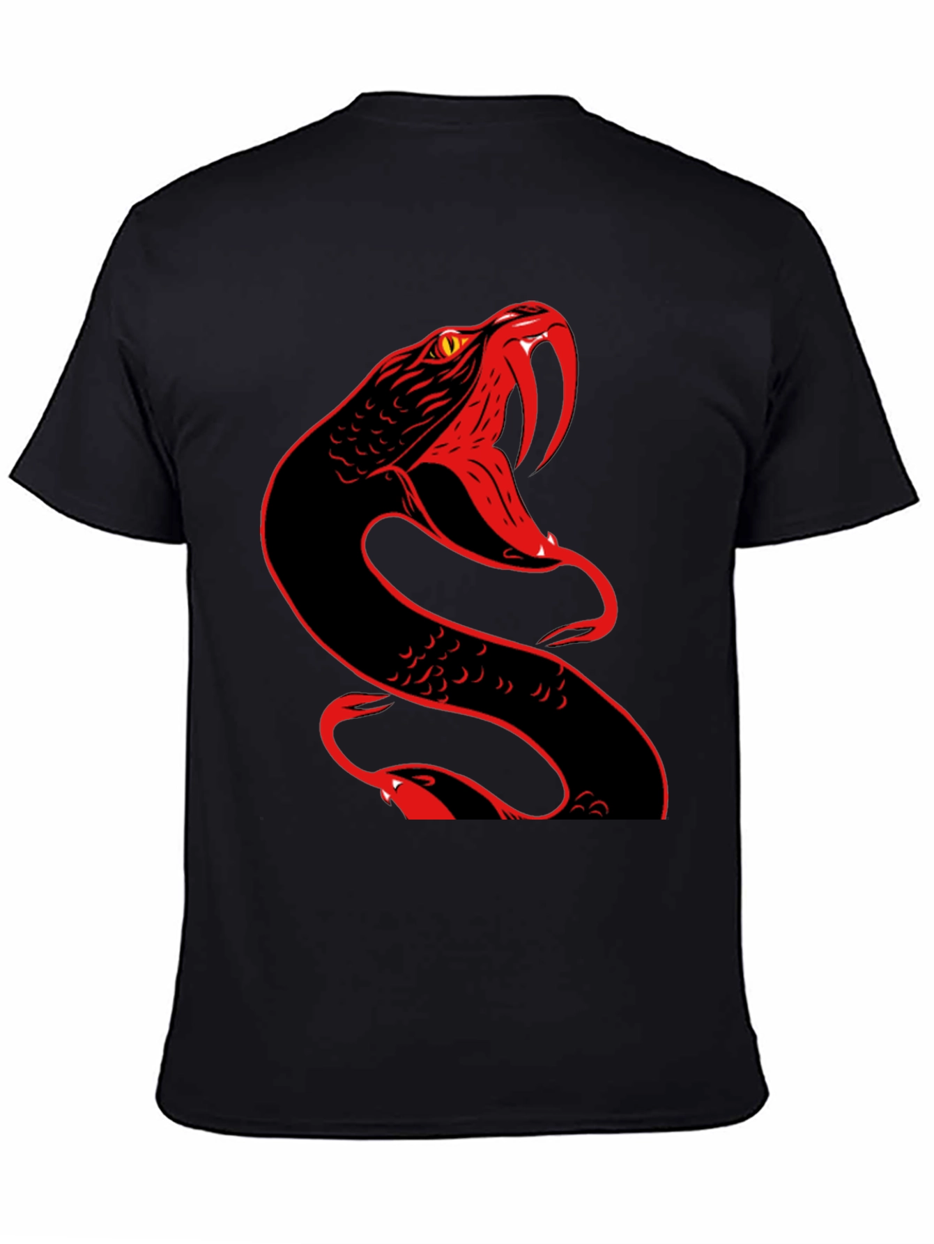 Snake Graphic T-Shirt - Bold & Edgy Design