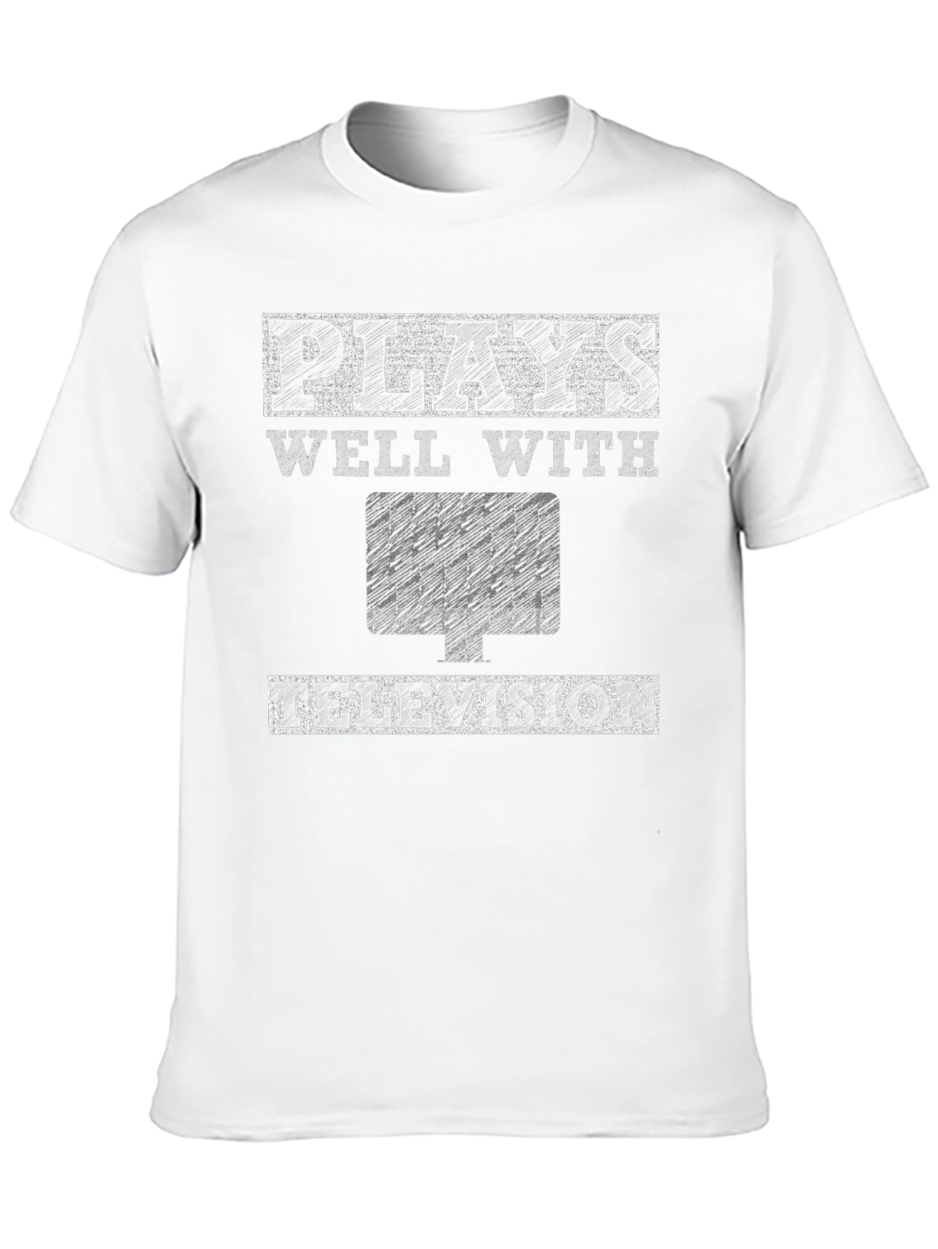 Plays Well With Television - Graphic T-Shirt