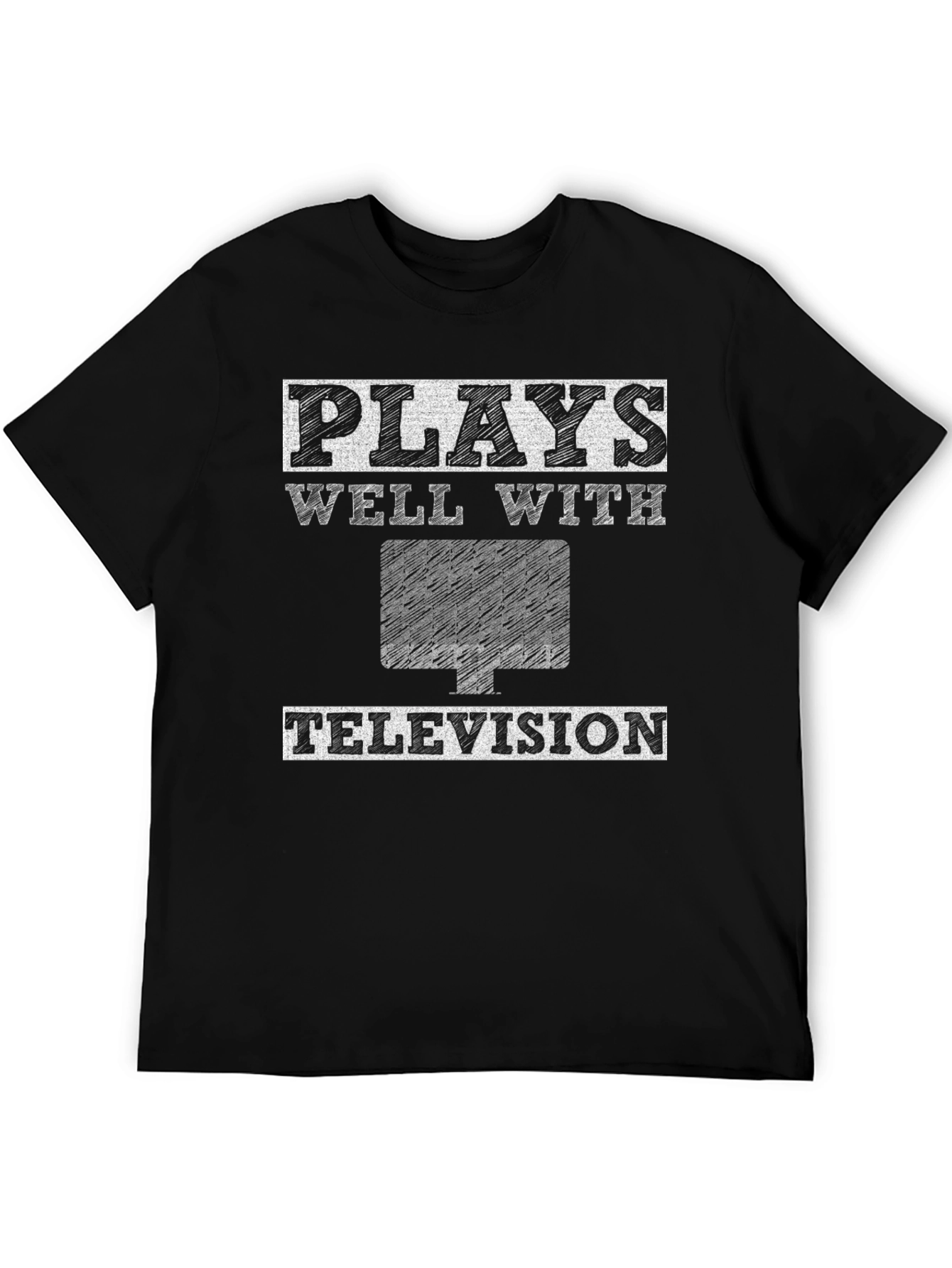 Plays Well With Television - Graphic T-Shirt