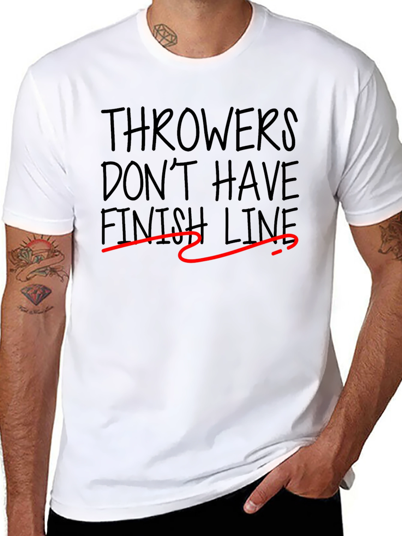 Throwers Dont Have Finish Lines T-Shirt