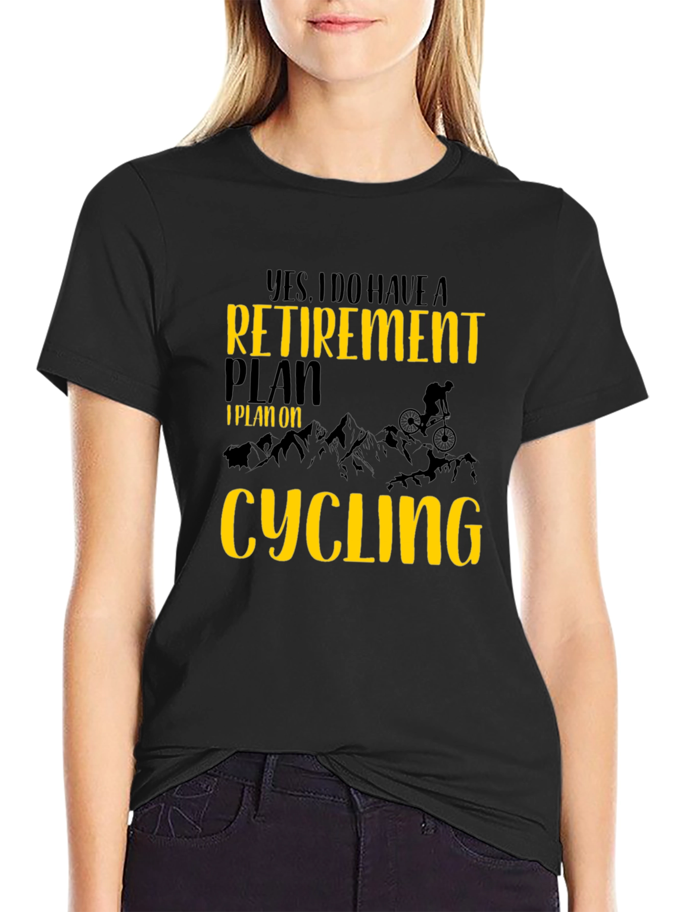 Cycling Retirement Plan Graphic Tee
