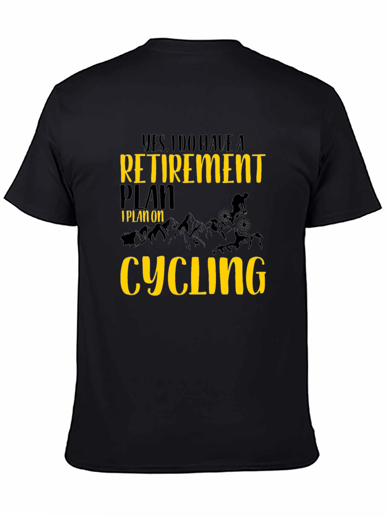 Cycling Retirement Plan Graphic Tee