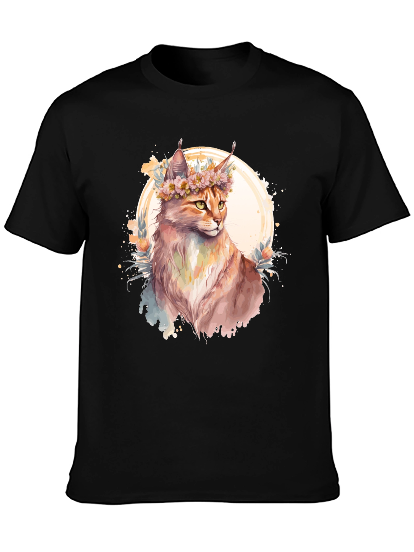 Floral Feline T-Shirt