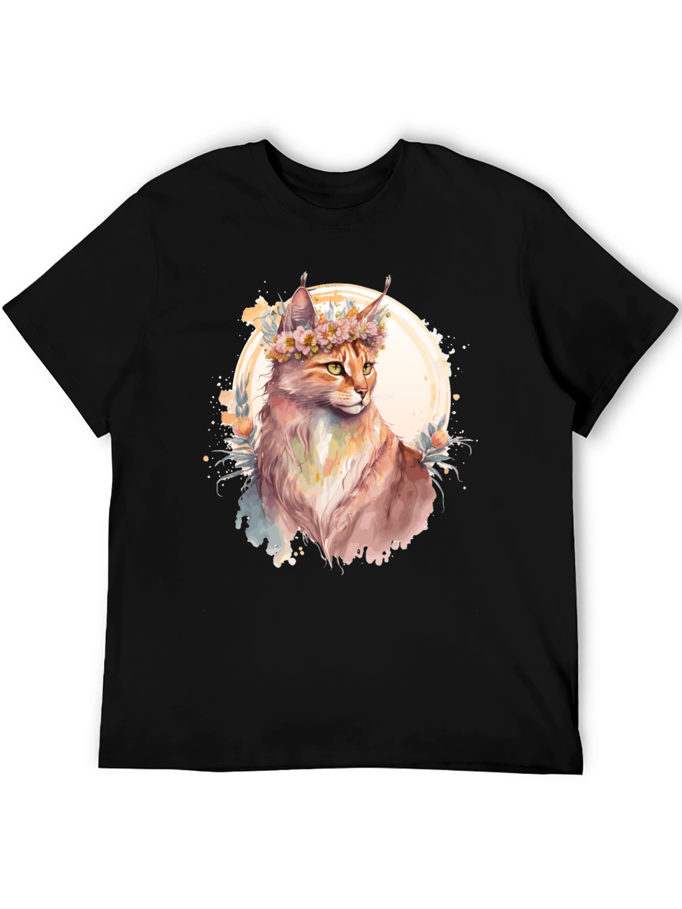 Floral Feline T-Shirt