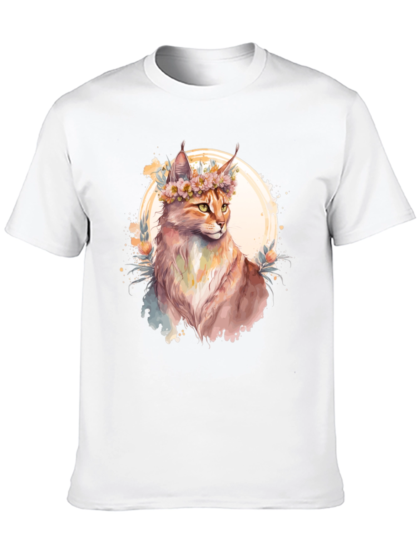 Floral Feline T-Shirt