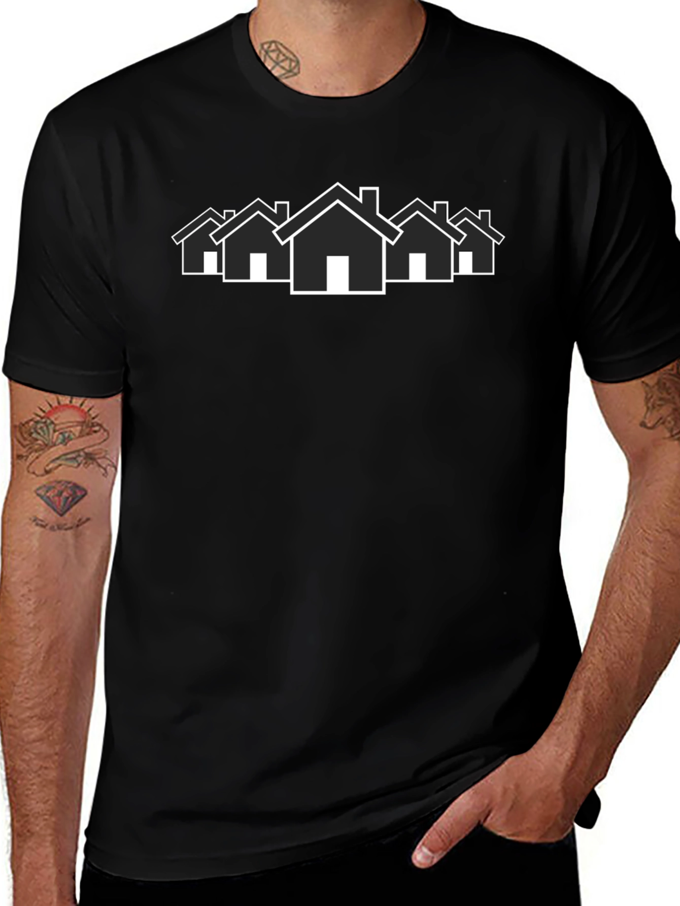 Modern Home Graphic T-Shirt