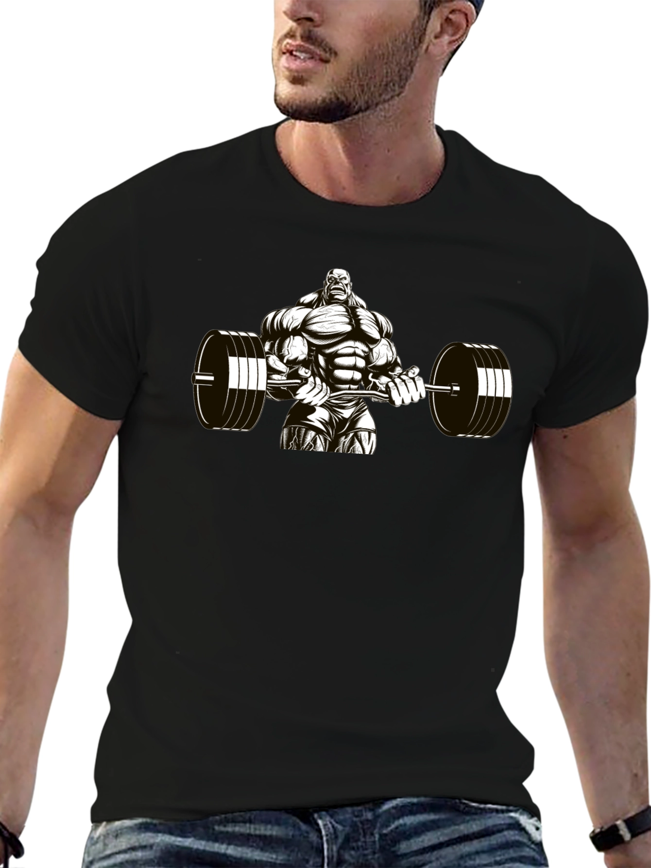 Weightlifter Graphic Tee - Bodybuilding Shirt