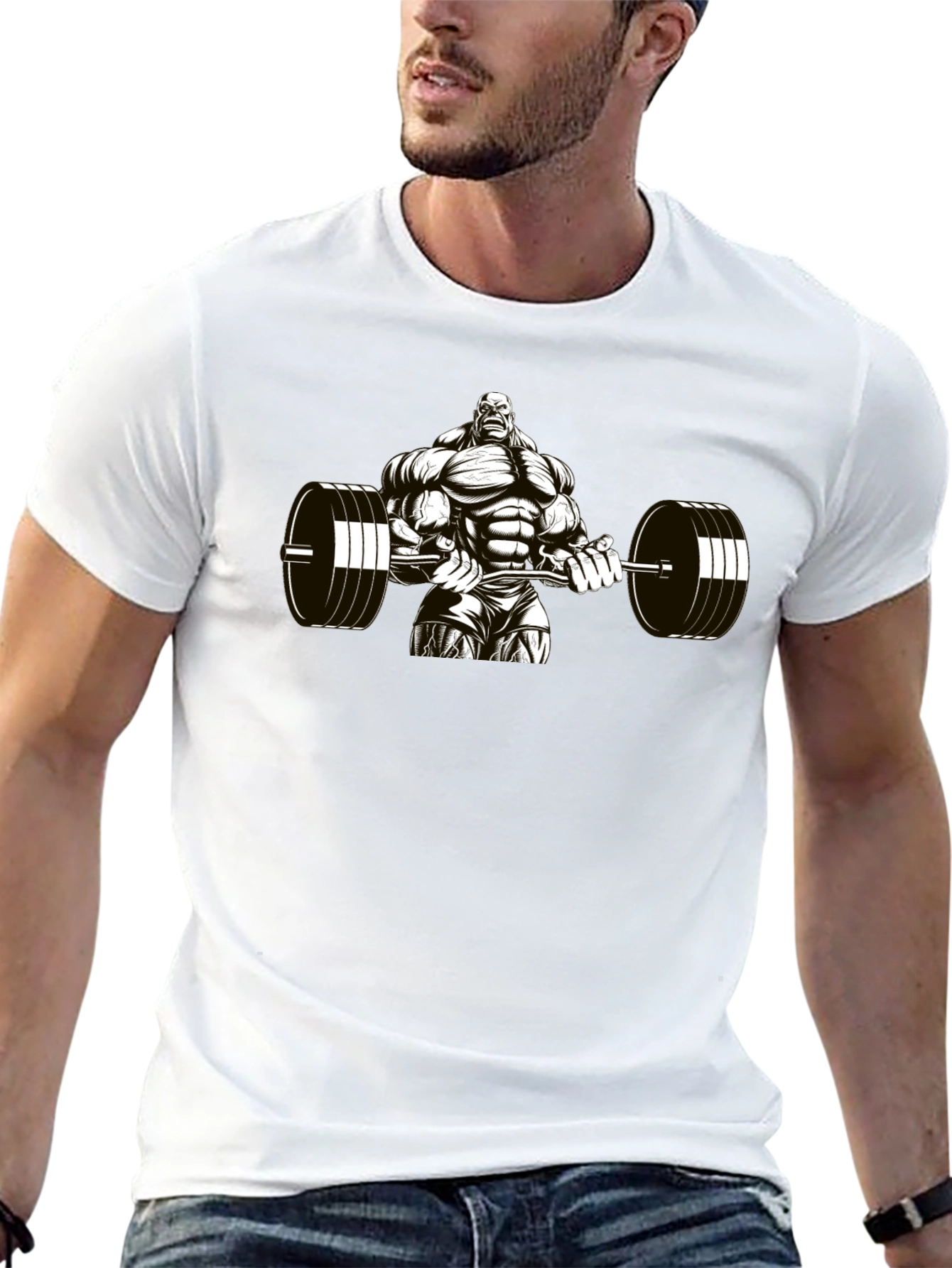 Weightlifter Graphic Tee - Bodybuilding Shirt