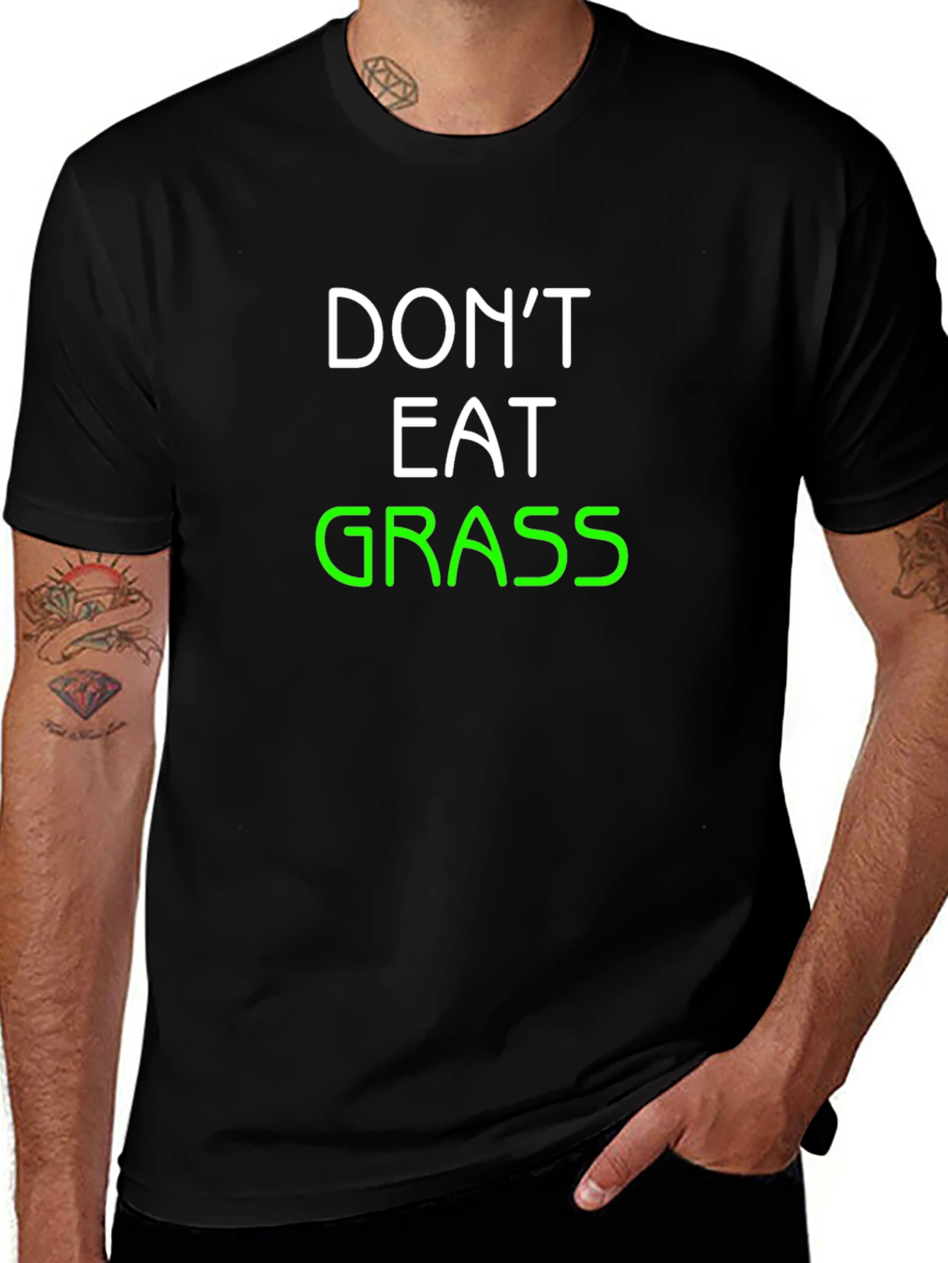 Dont Eat Grass T-Shirt - Funny Graphic Tee