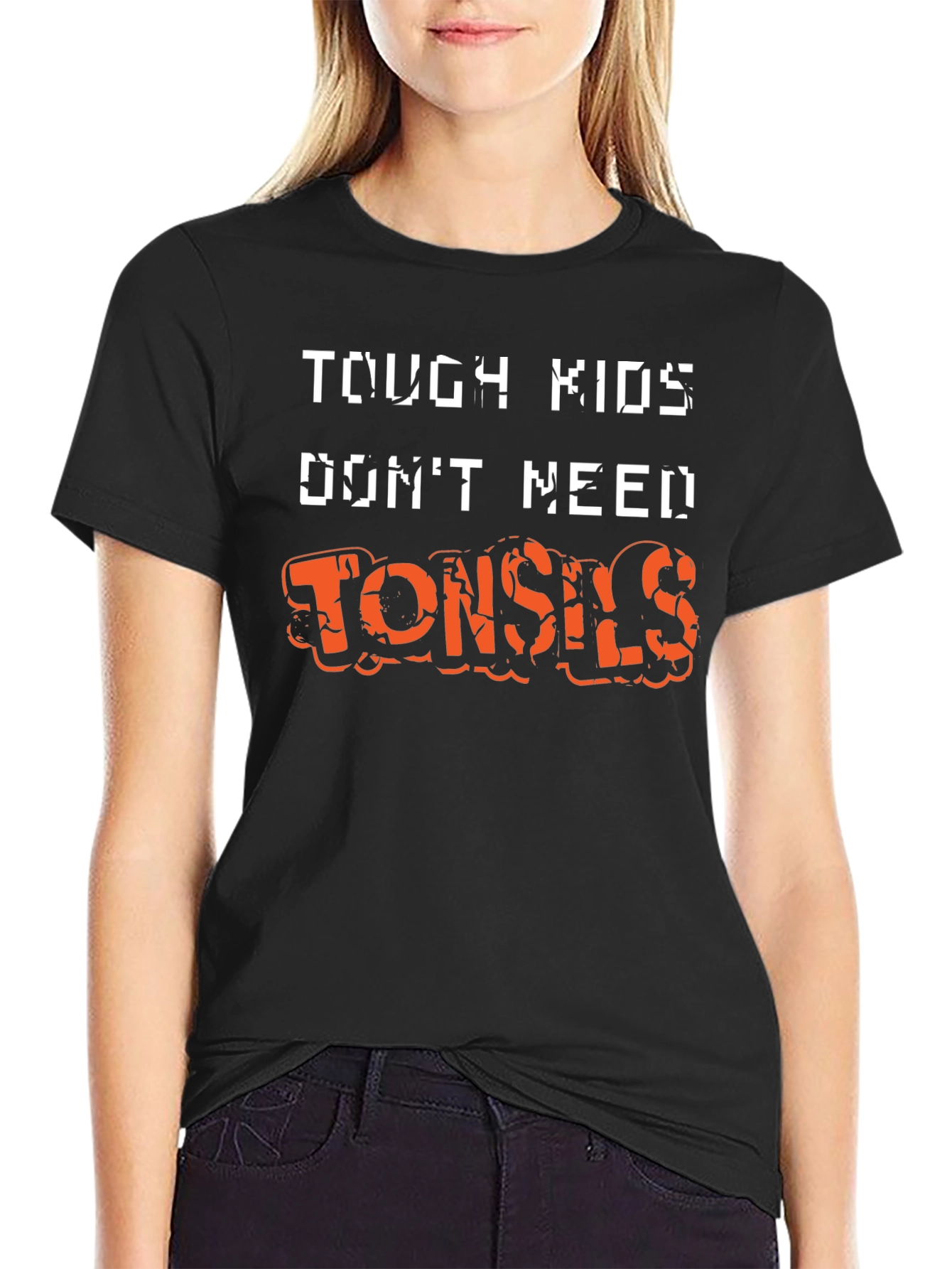 Tough Kids Dont Need Tonsils Funny T-Shirt