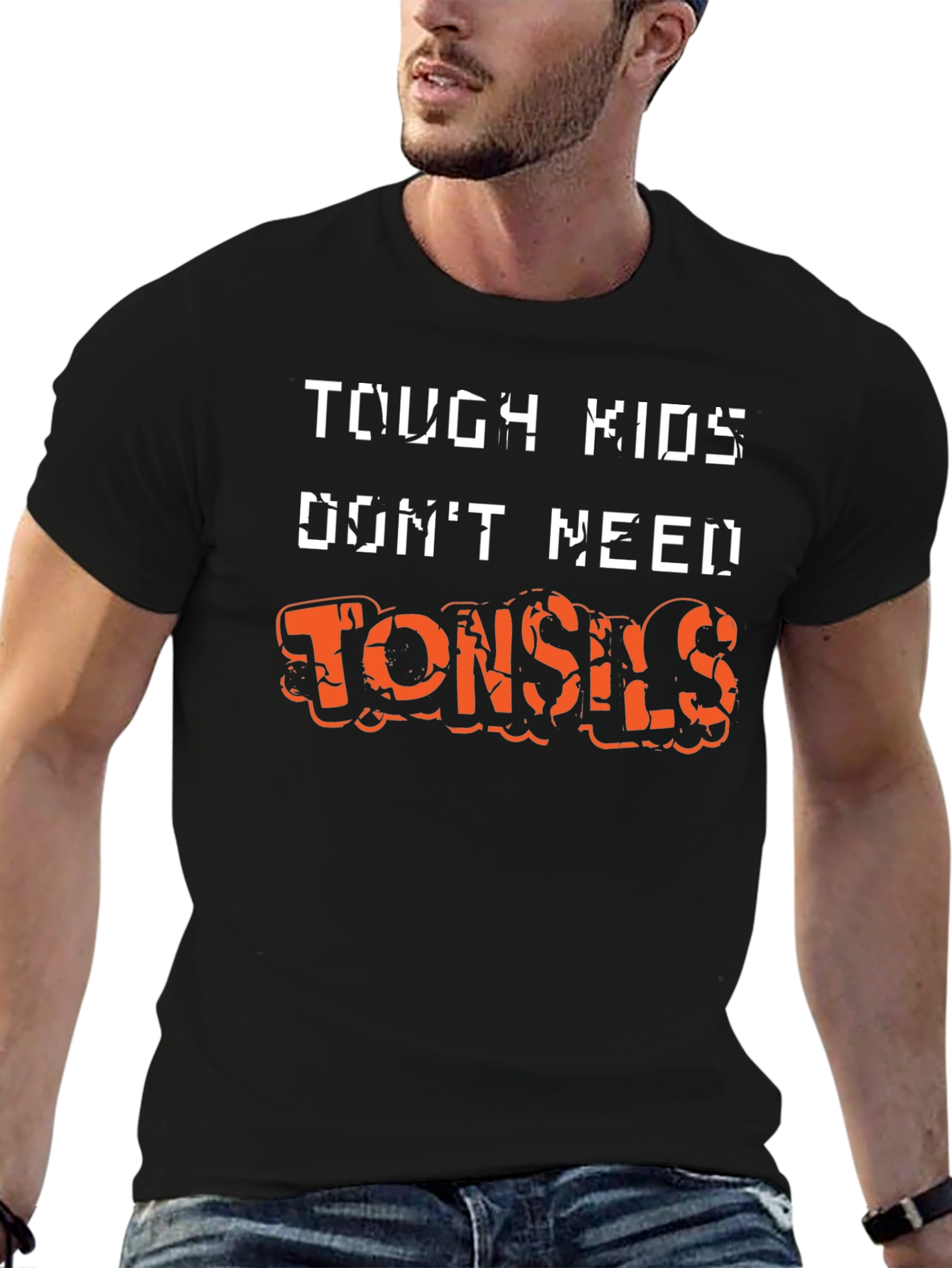 Tough Kids Dont Need Tonsils Funny T-Shirt