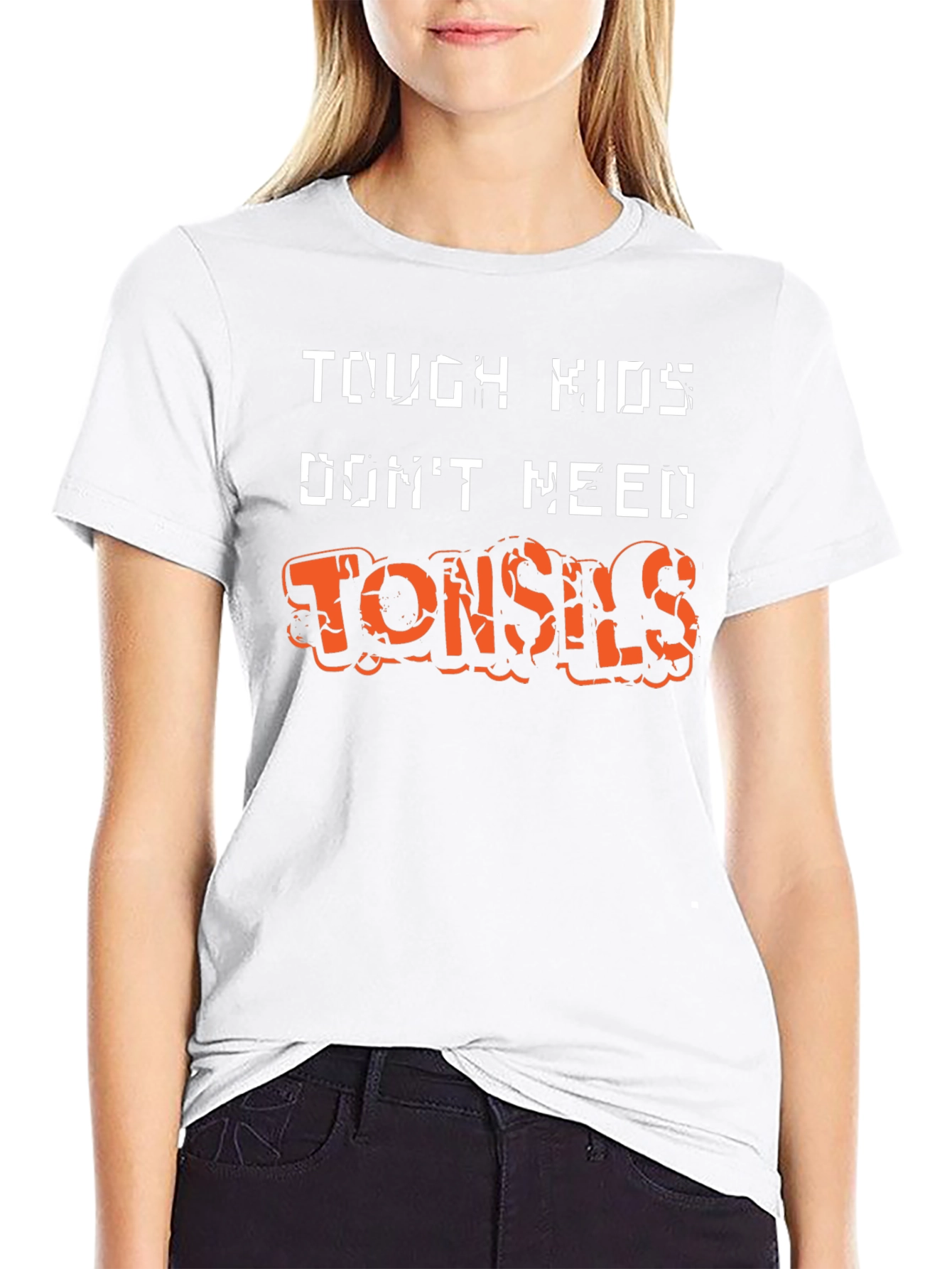 Tough Kids Dont Need Tonsils Funny T-Shirt