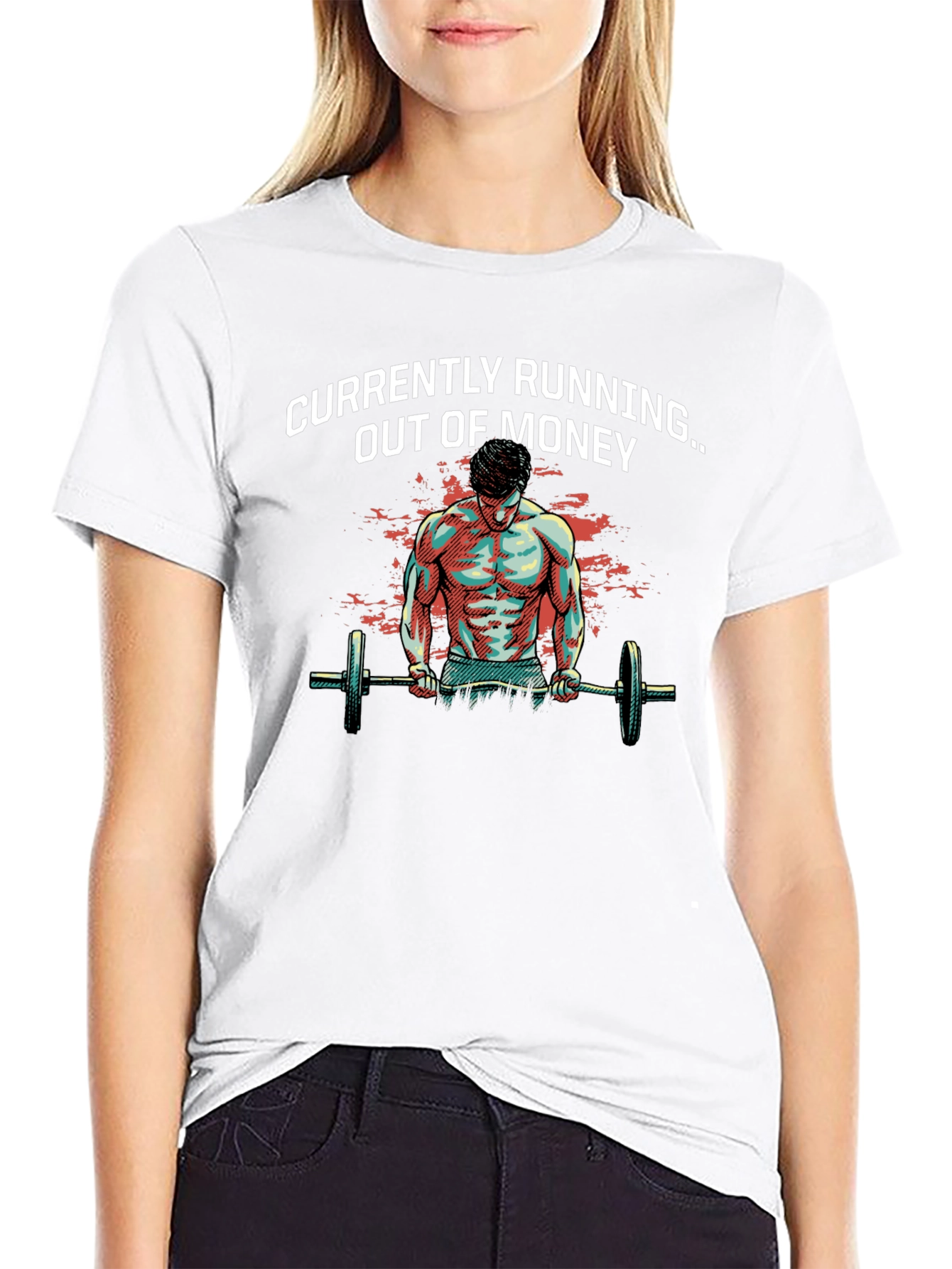 Running Out of Money Gym T-Shirt