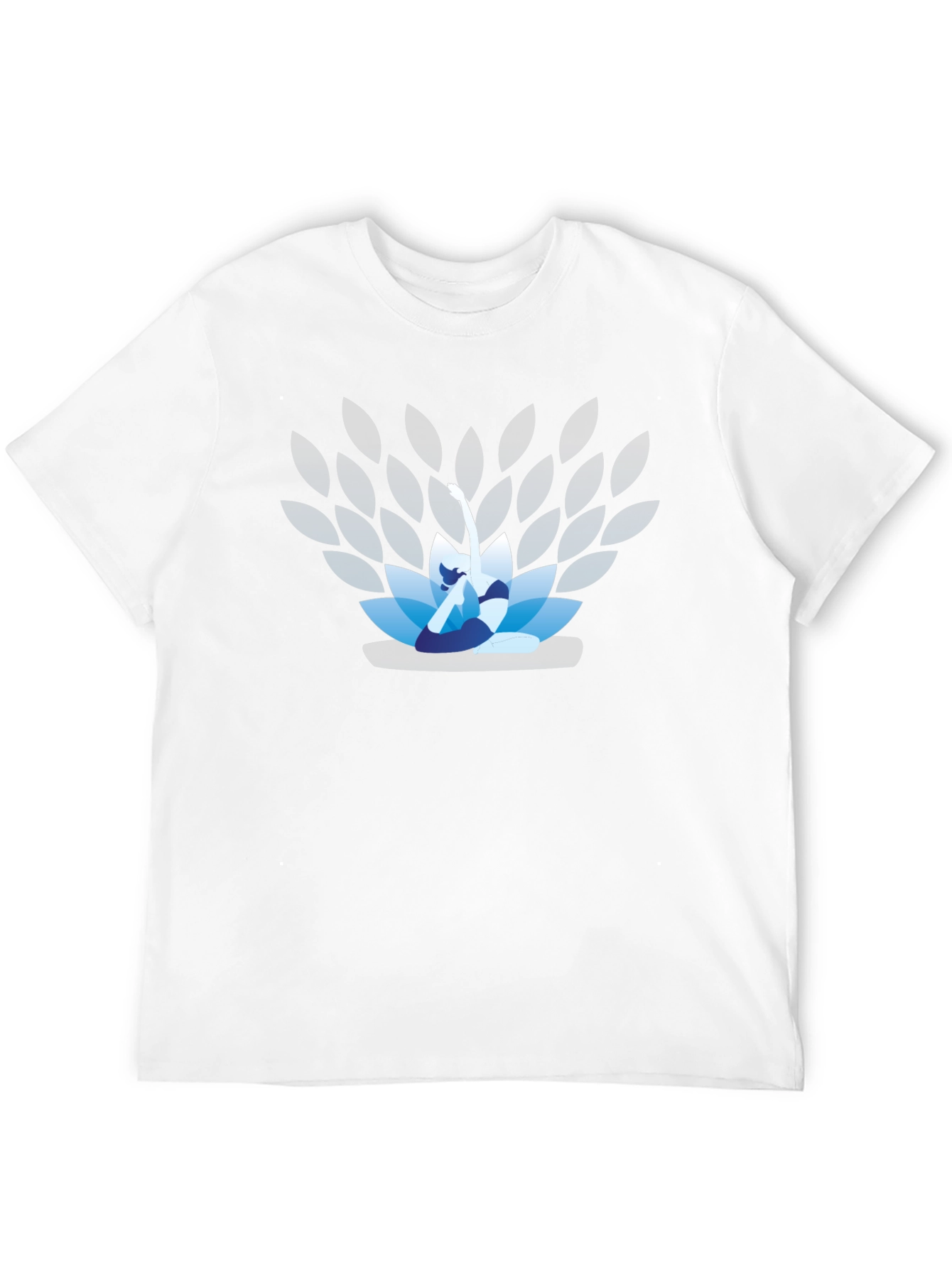 Lotus Yoga Pose Graphic T-Shirt