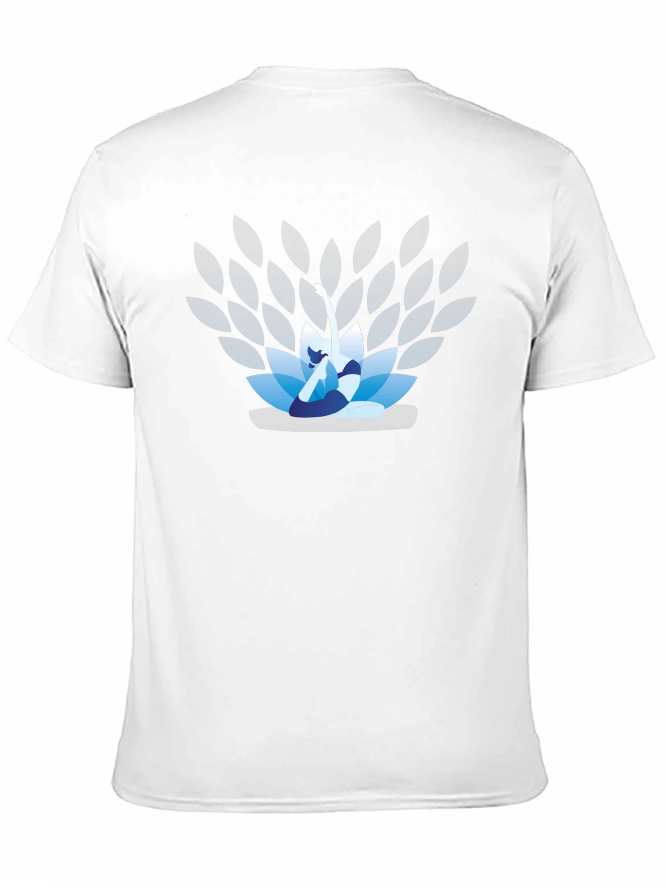 Lotus Yoga Pose Graphic T-Shirt