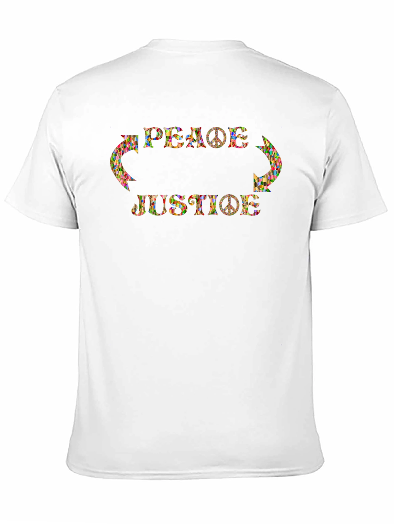 Peace & Justice Graphic Tee - Hippie Style