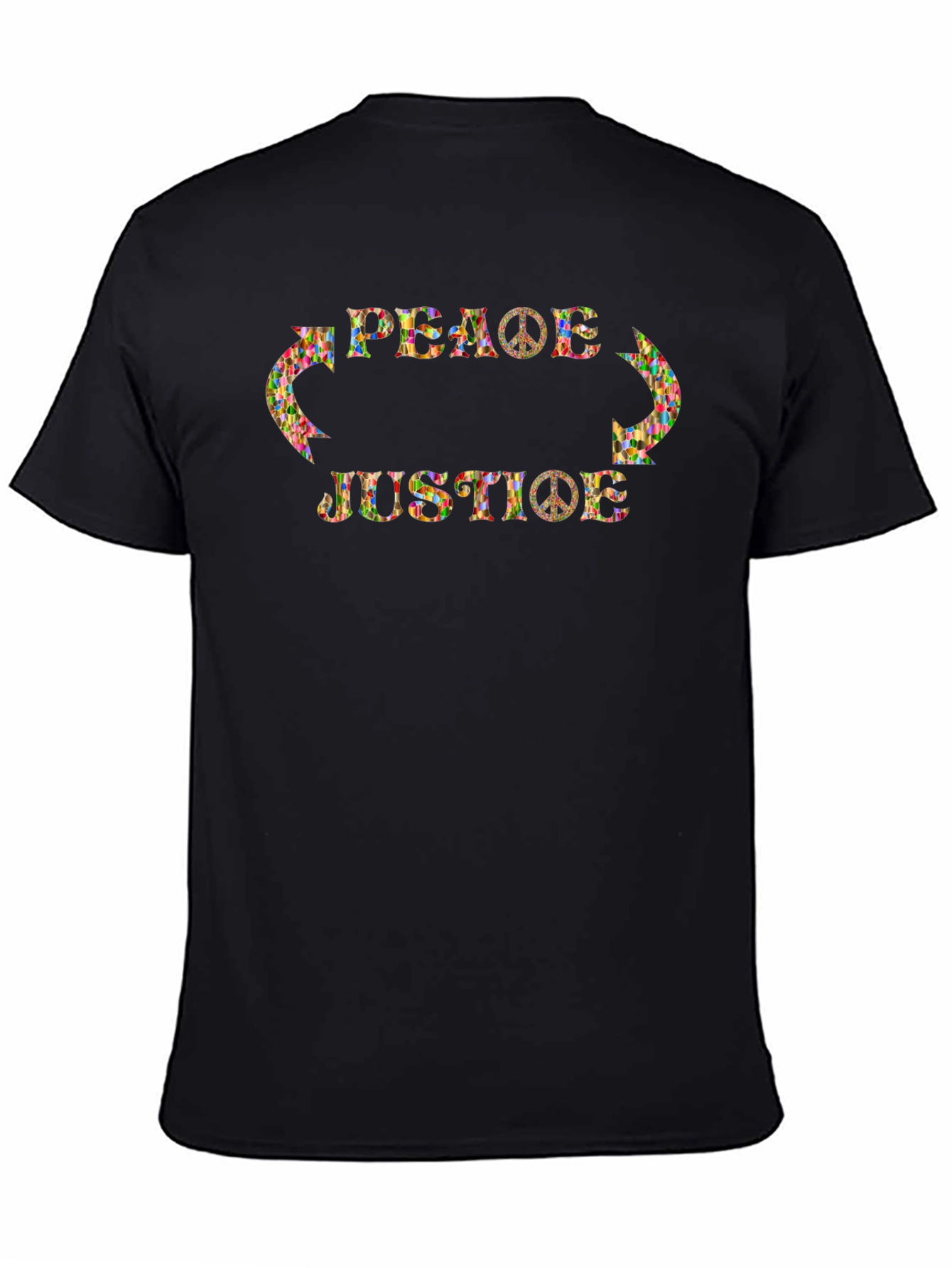 Peace & Justice Graphic Tee - Hippie Style