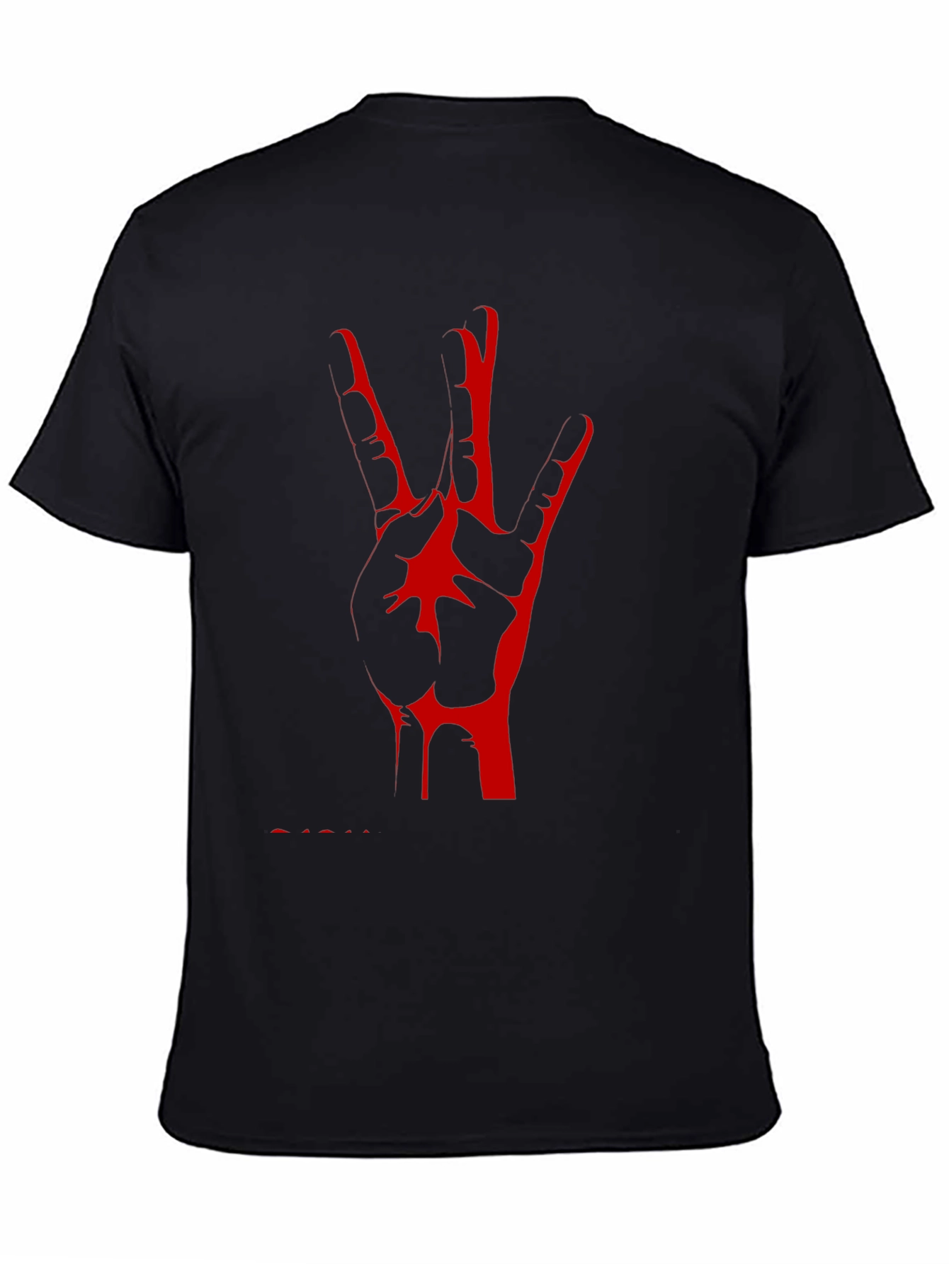 West Coast Hand Sign Black T-Shirt