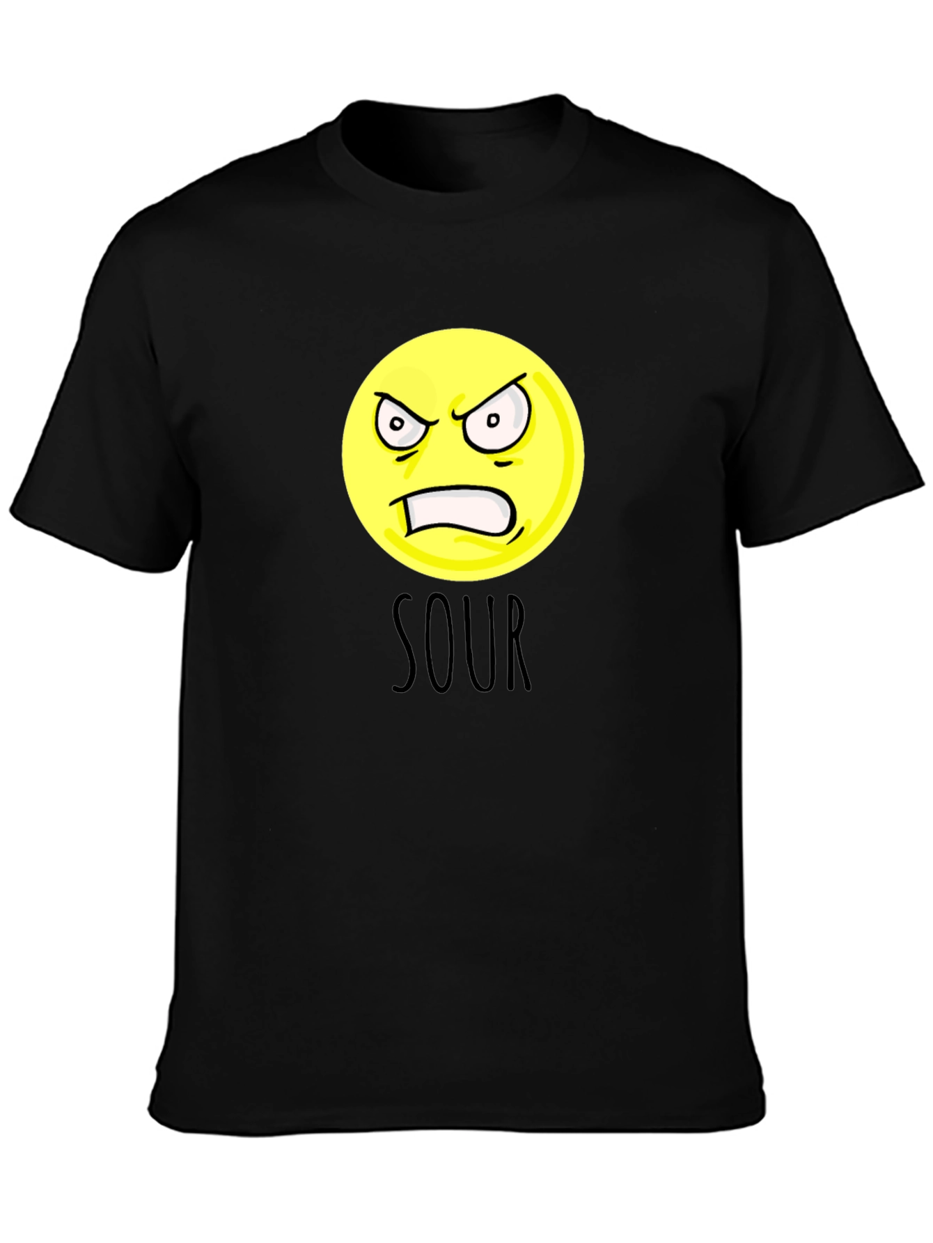 Sour Emoji Graphic T-Shirt - Unisex Cotton Tee