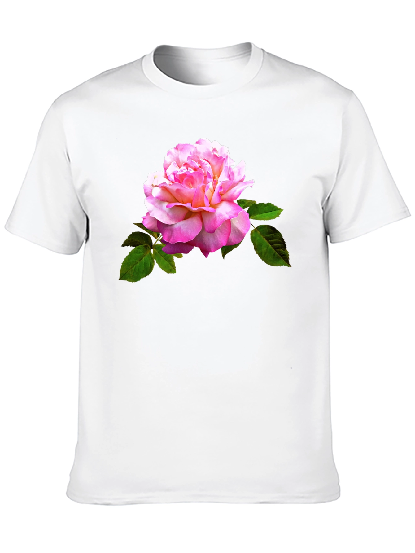 Rose Graphic Black T-Shirt