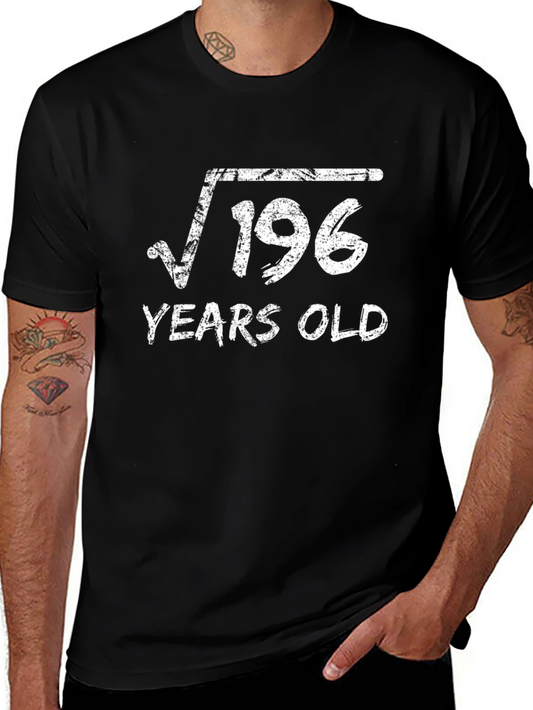 Funny 14th Birthday T-Shirt - Square Root 196 Years Old