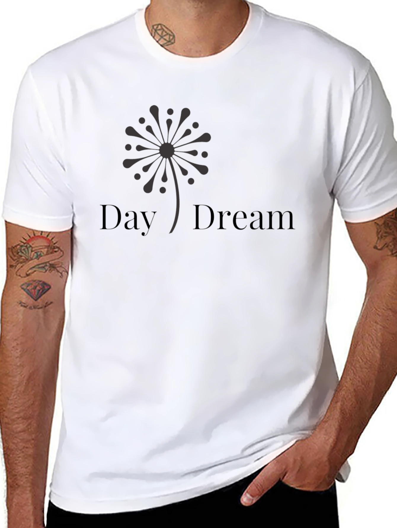 Day Dream Graphic T-Shirt - Black
