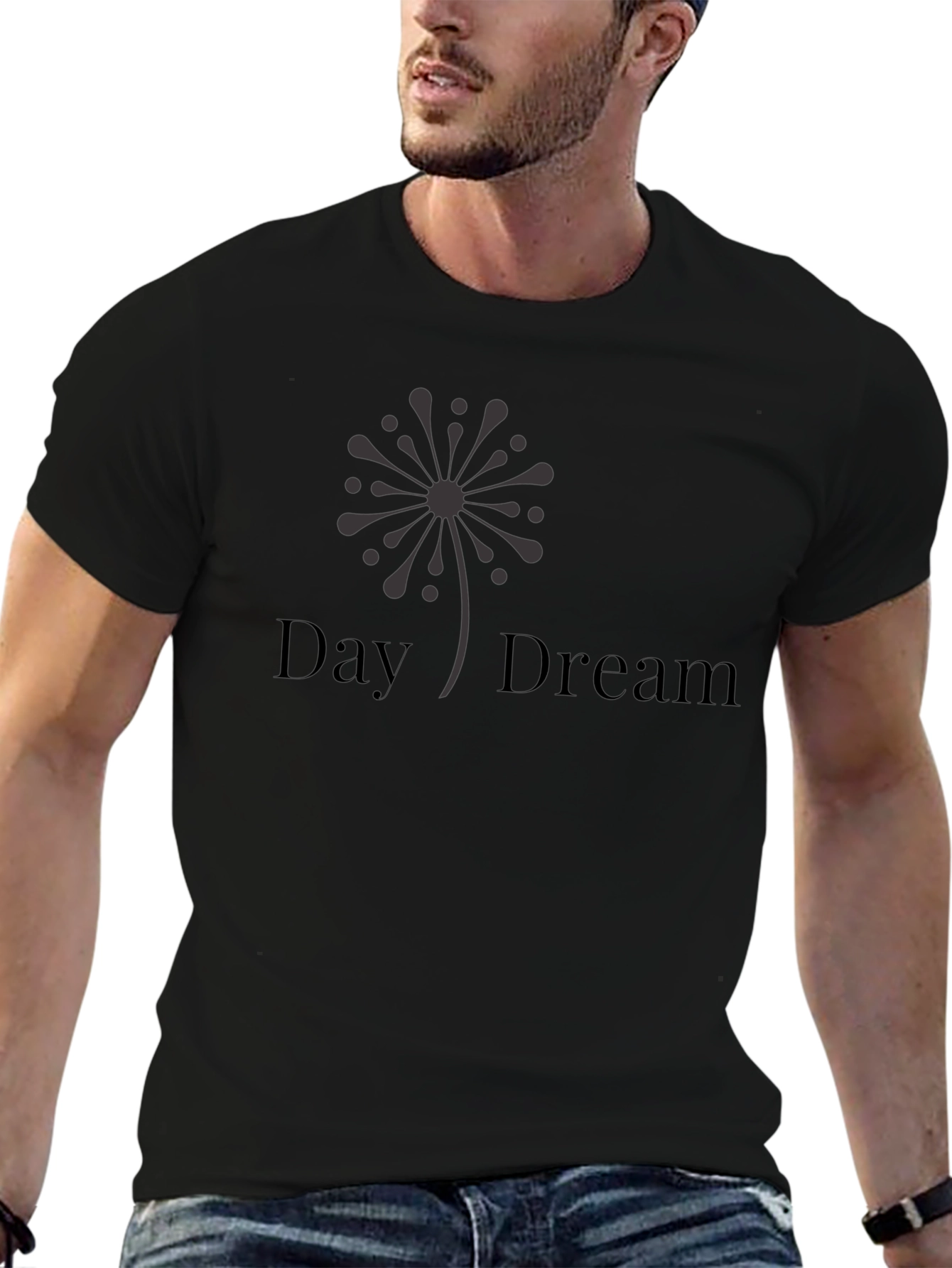 Day Dream Graphic T-Shirt - Black