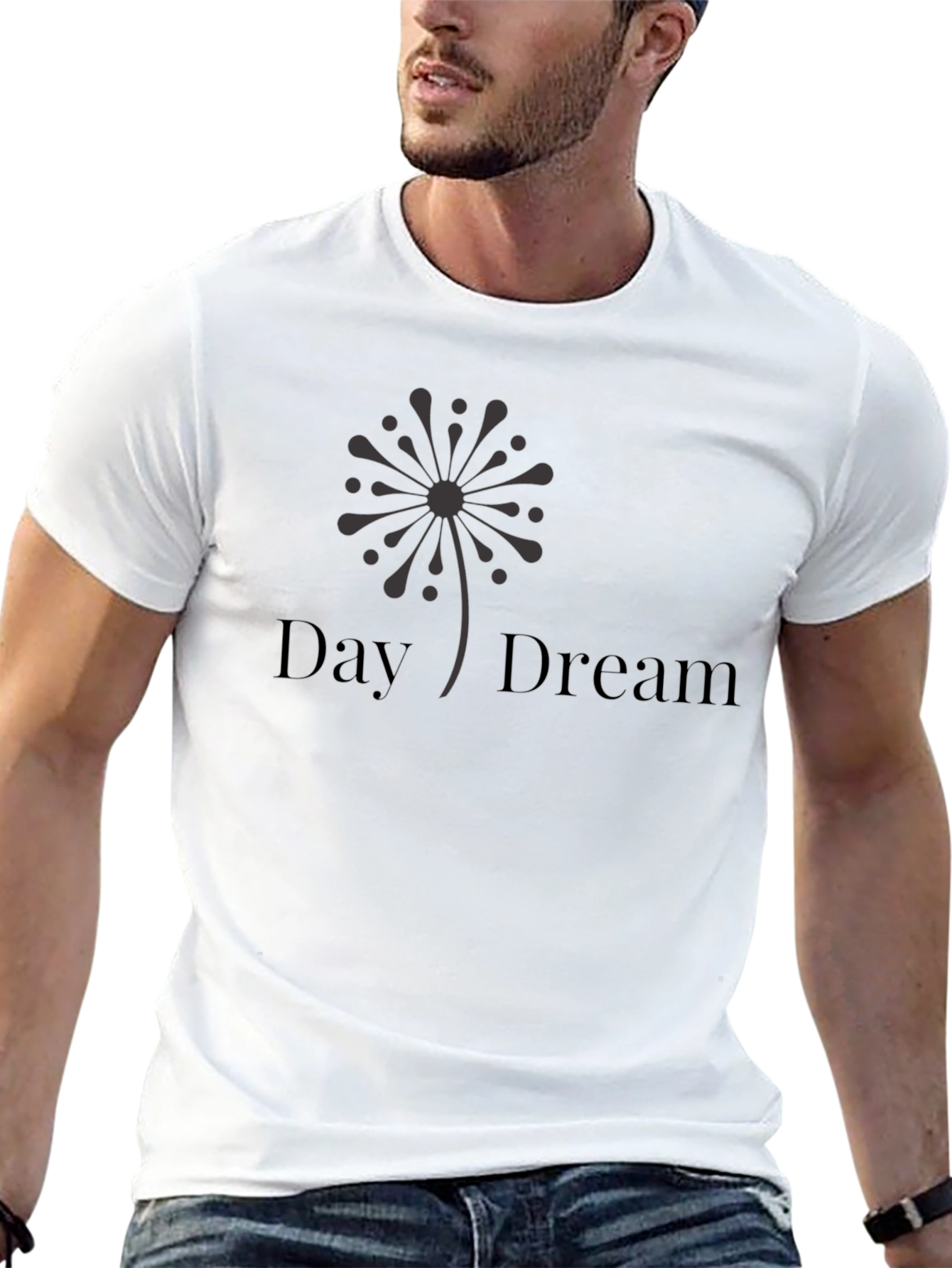 Day Dream Graphic T-Shirt - Black