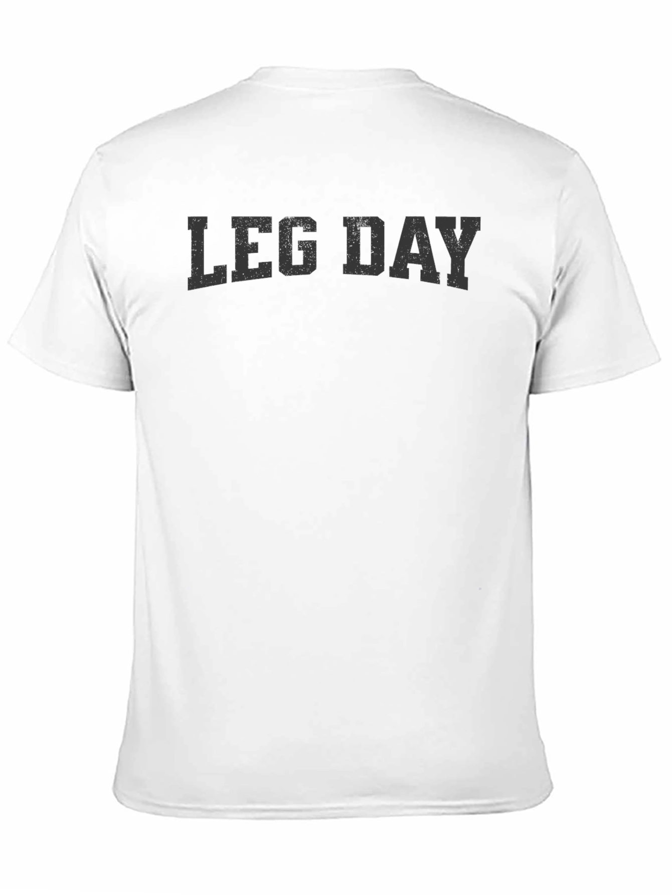 Leg Day Black Graphic Tee for Fitness Enthusiasts
