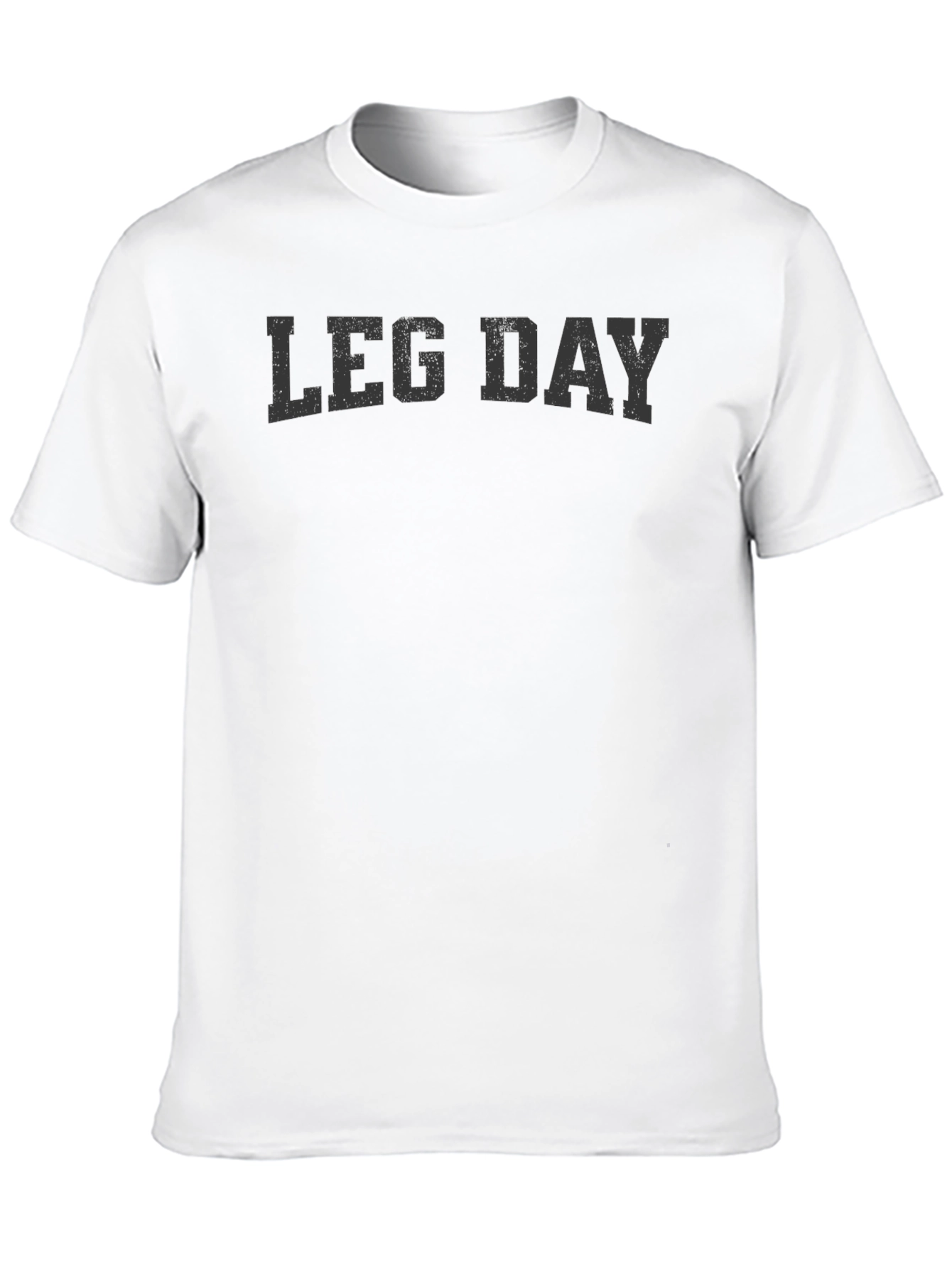 Leg Day Black Graphic Tee for Fitness Enthusiasts