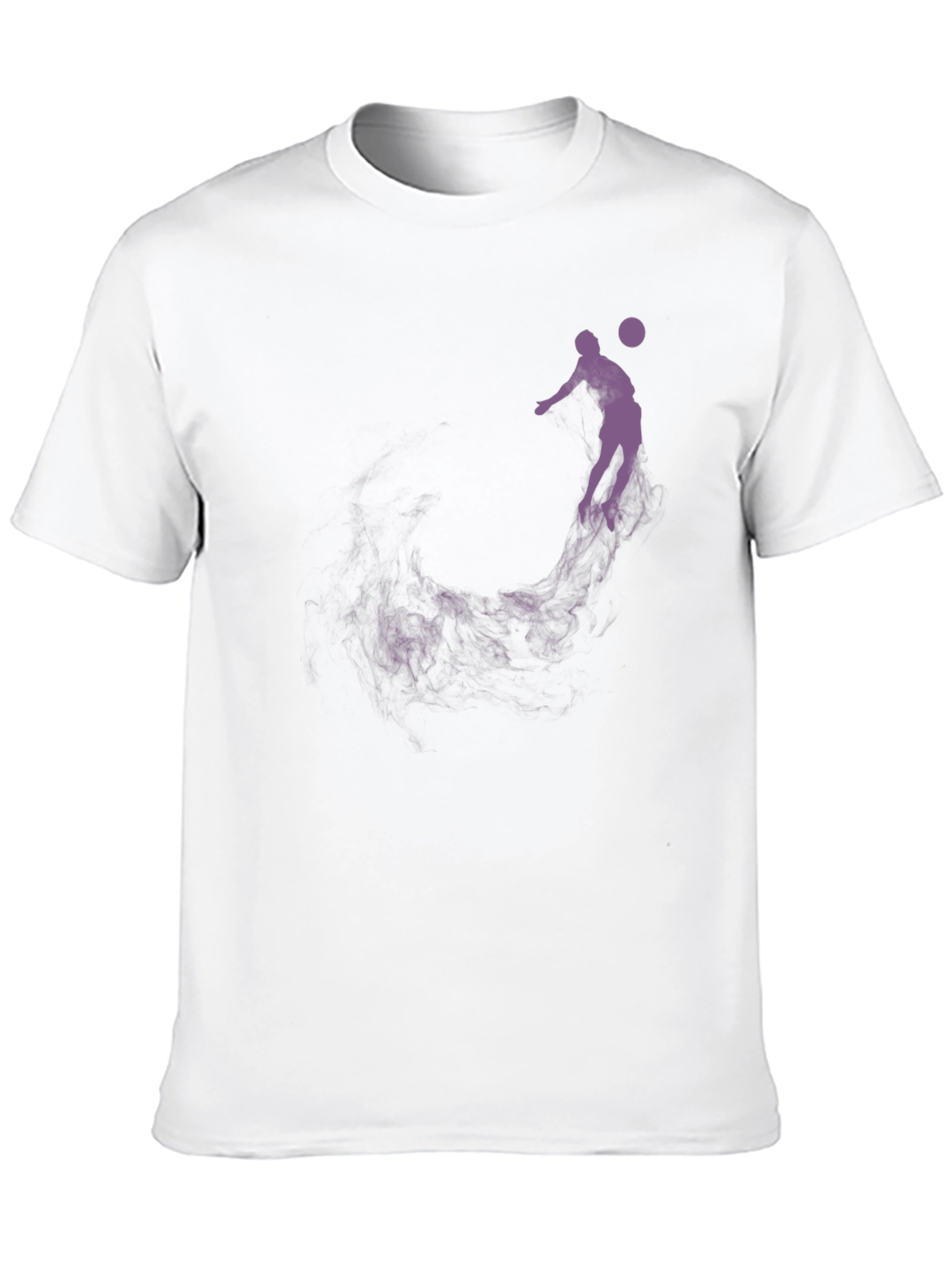 Basketball Silhouette Graphic Tee - Black