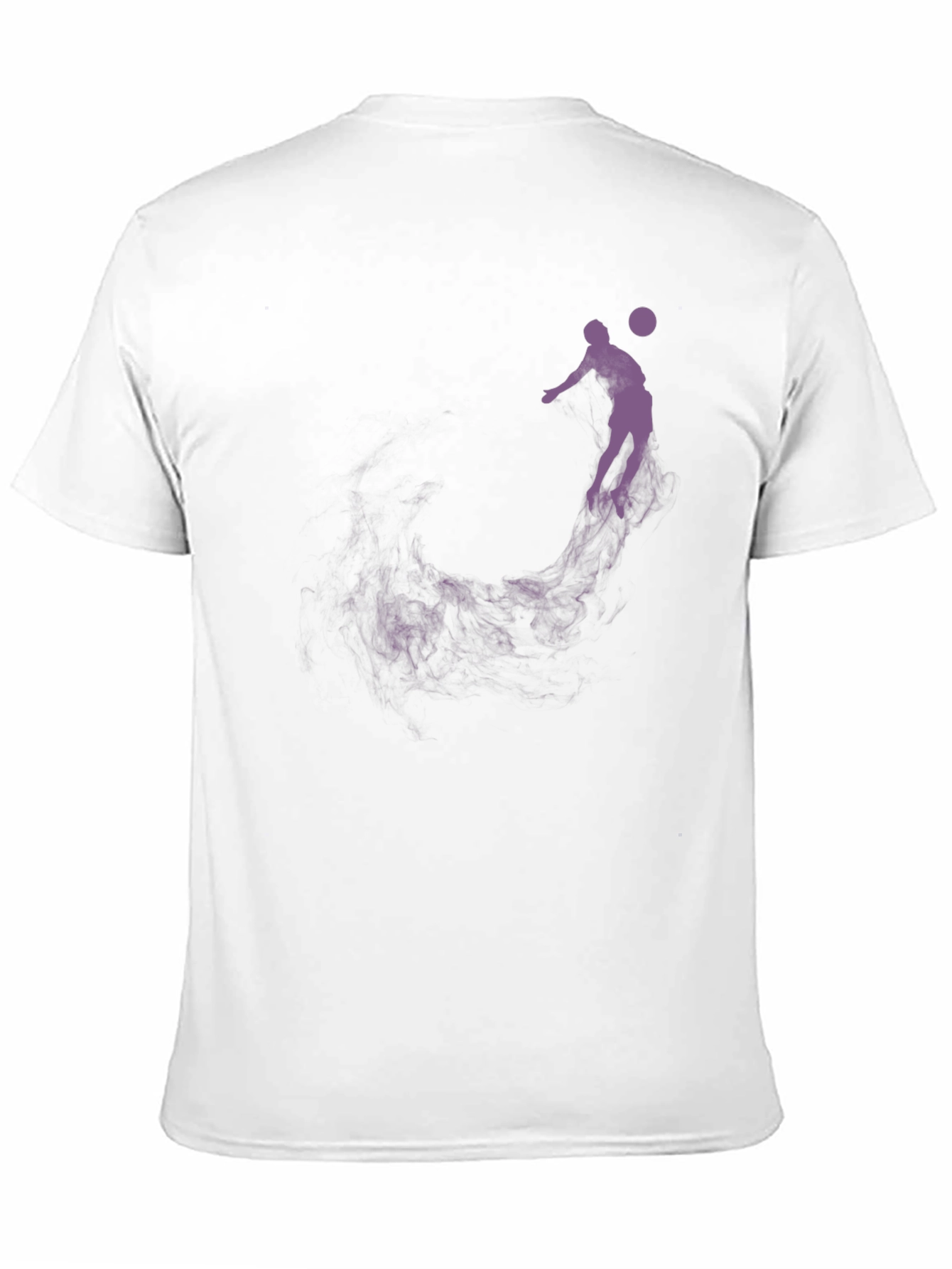 Basketball Silhouette Graphic Tee - Black