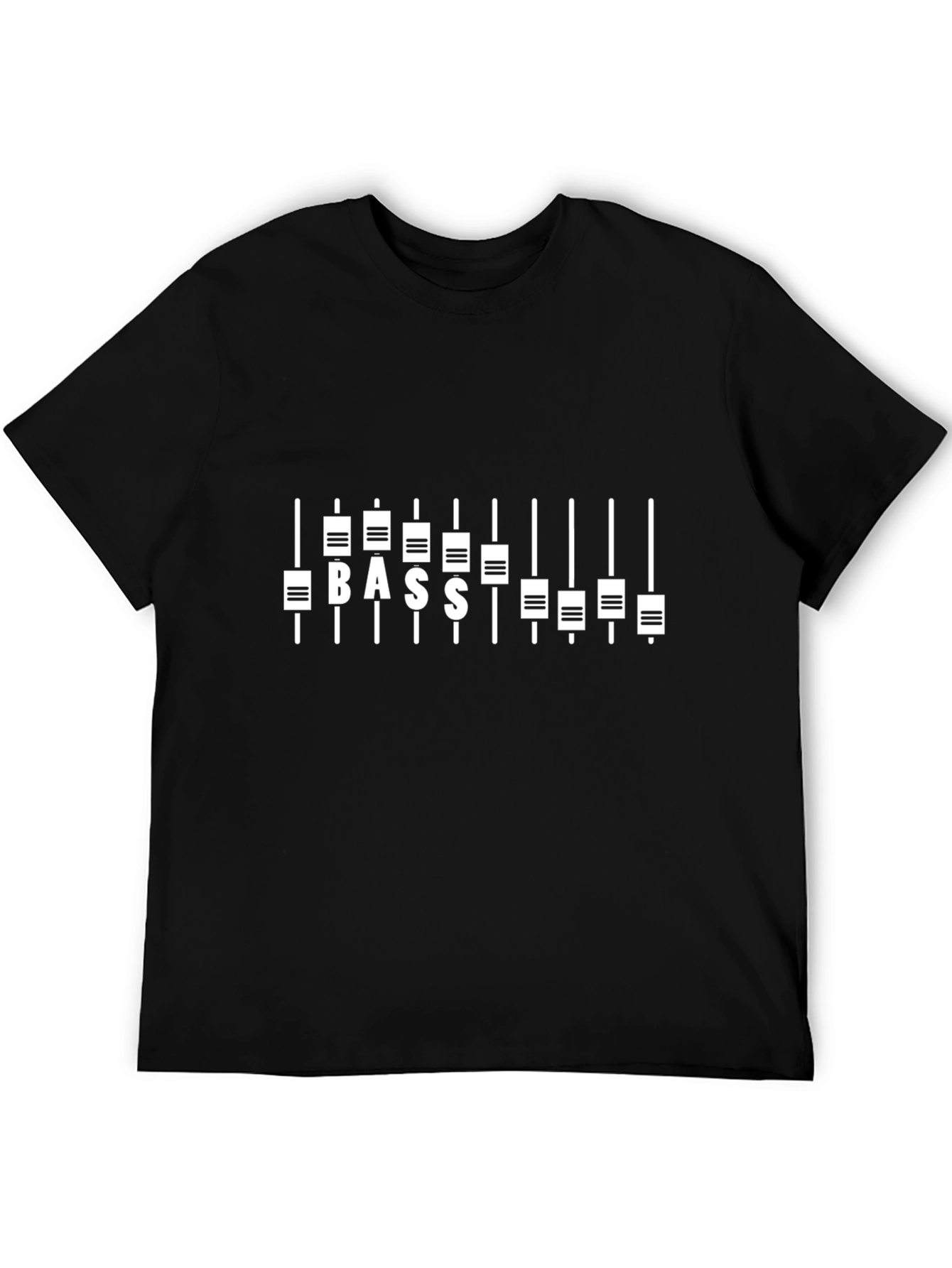BASS Equalizer Graphic Tee - Music Lover Shirt