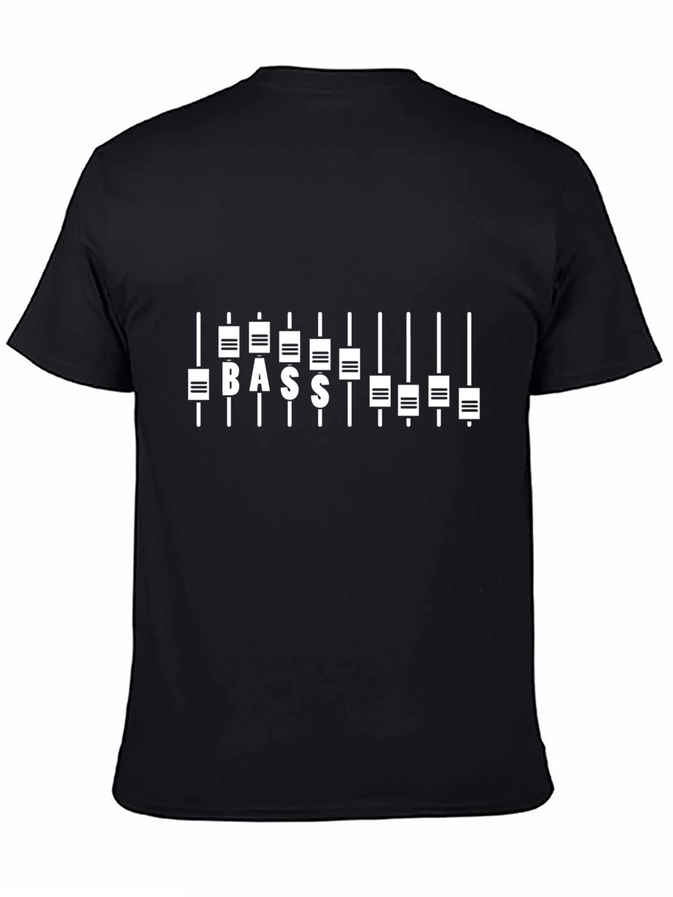 BASS Equalizer Graphic Tee - Music Lover Shirt
