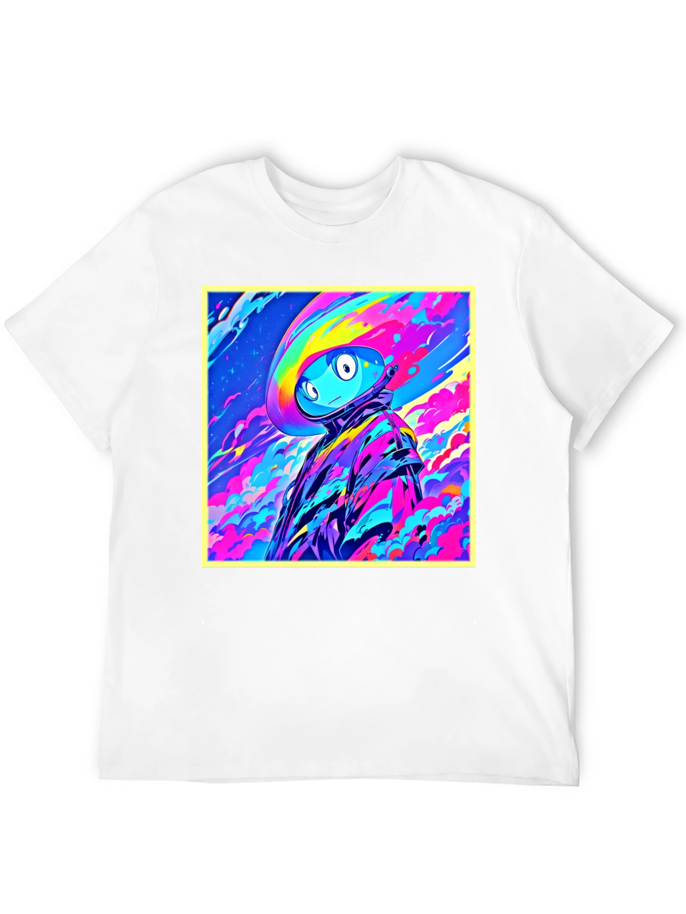 Vibrant Astro Character Graphic Tee