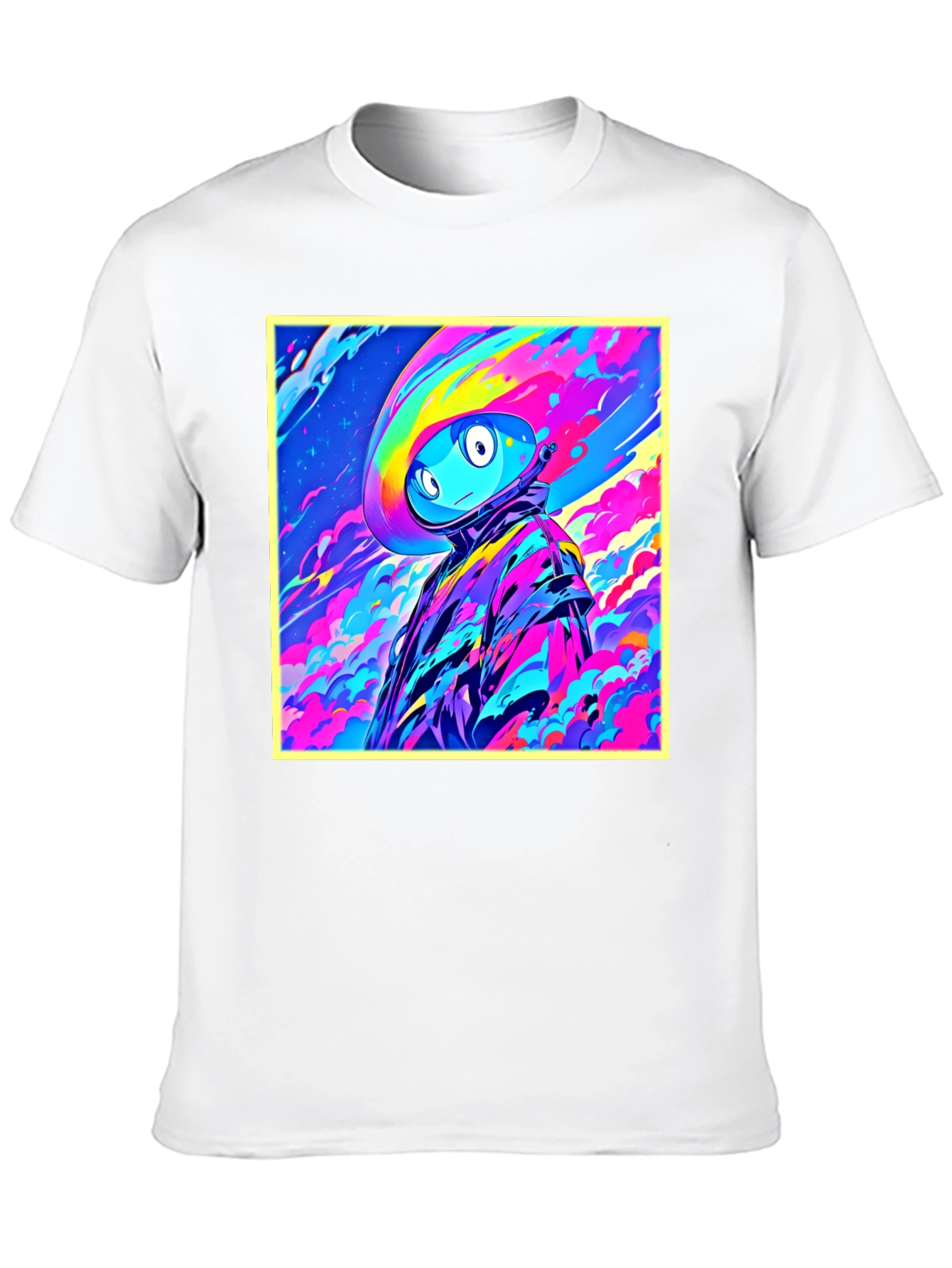 Vibrant Astro Character Graphic Tee
