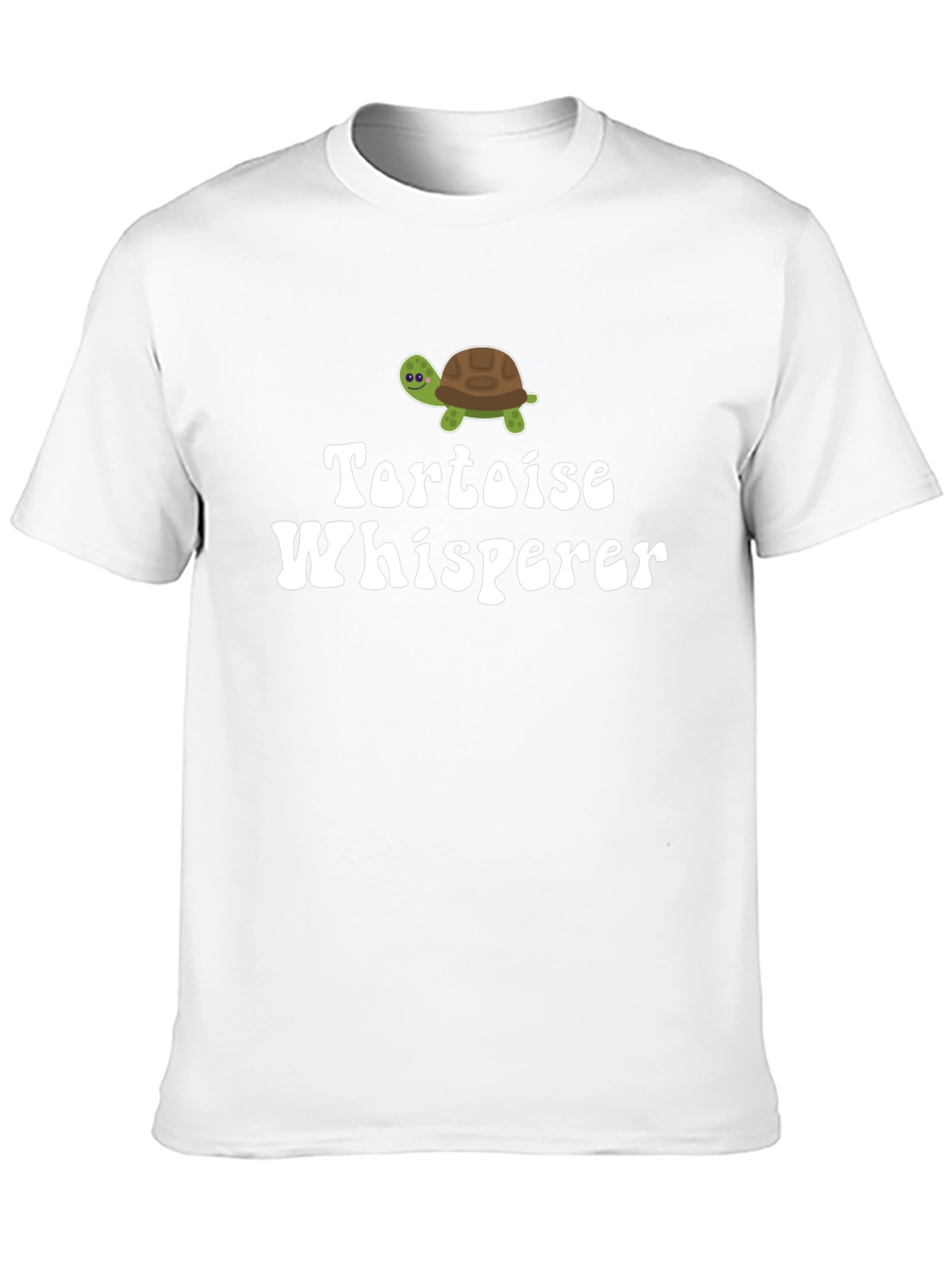 Tortoise Whisperer Graphic T-Shirt - Black Cotton Tee