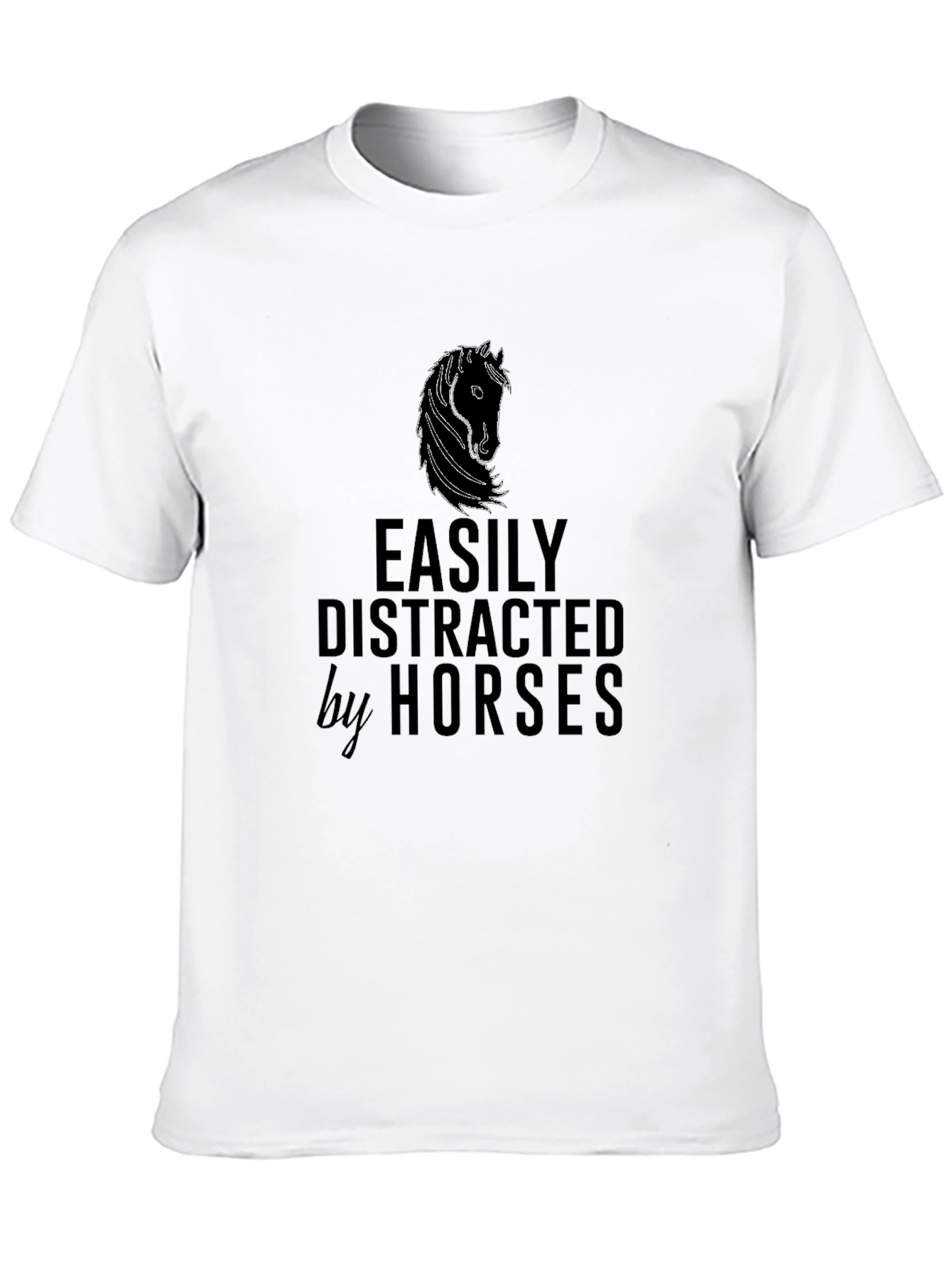 Easily Distracted by Horses Graphic Tee