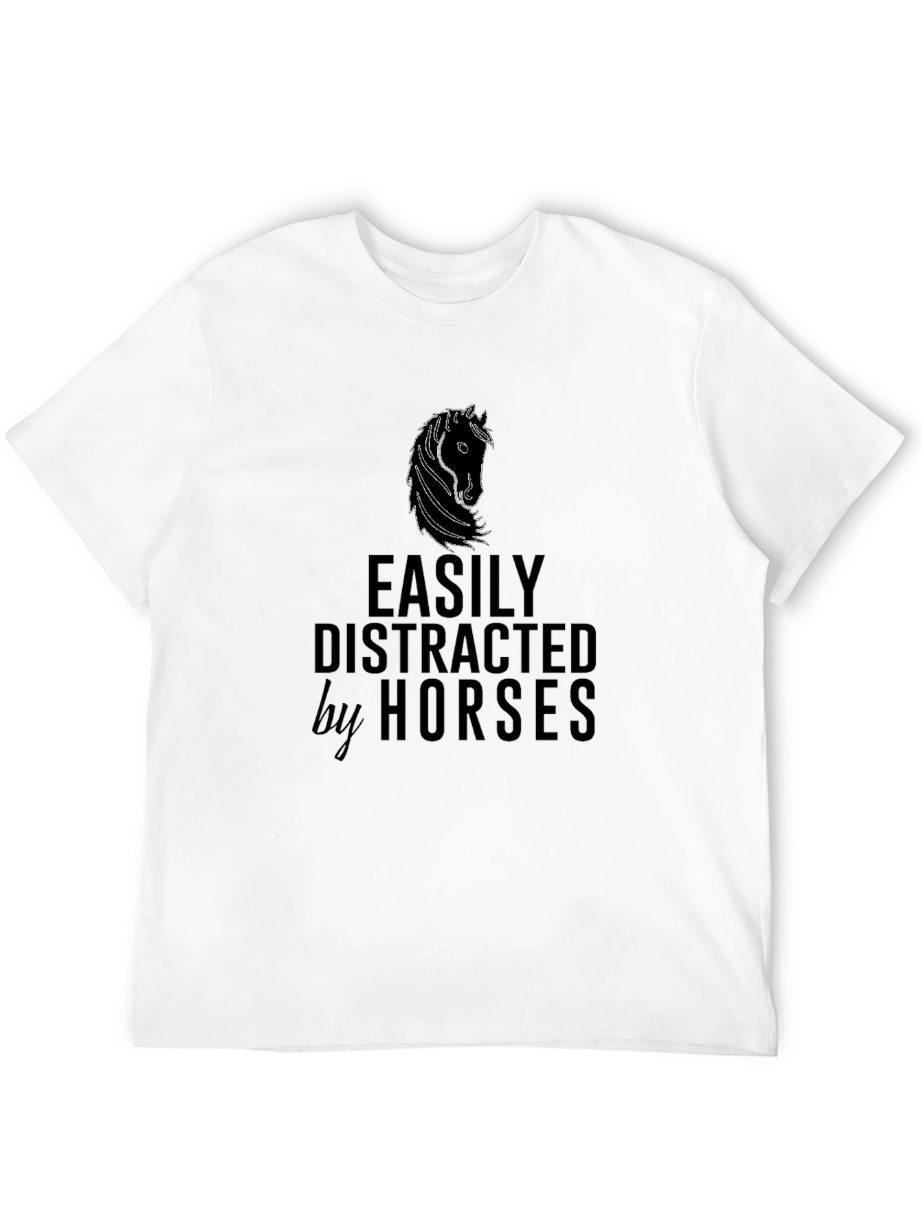 Easily Distracted by Horses Graphic Tee