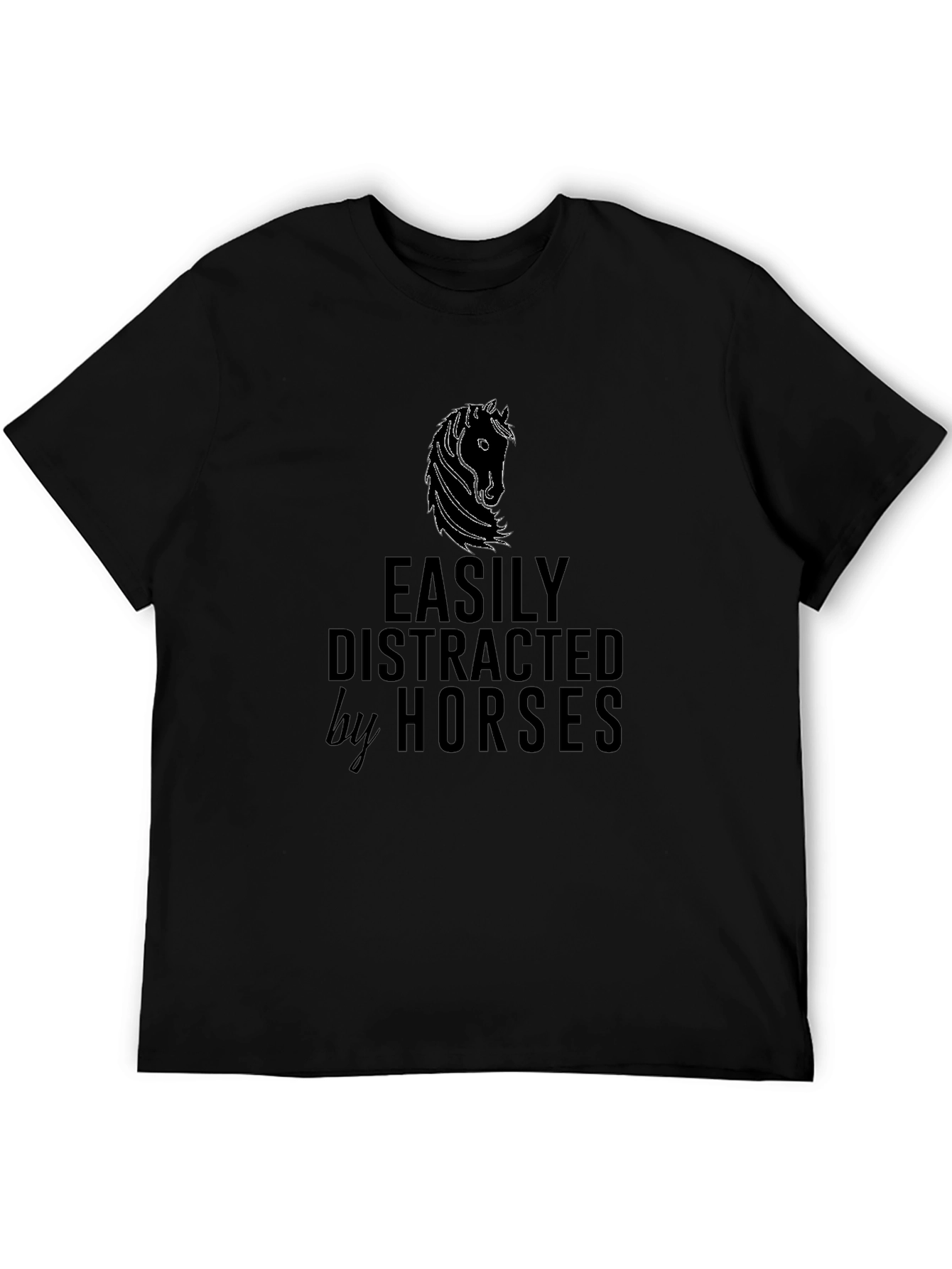 Easily Distracted by Horses Graphic Tee