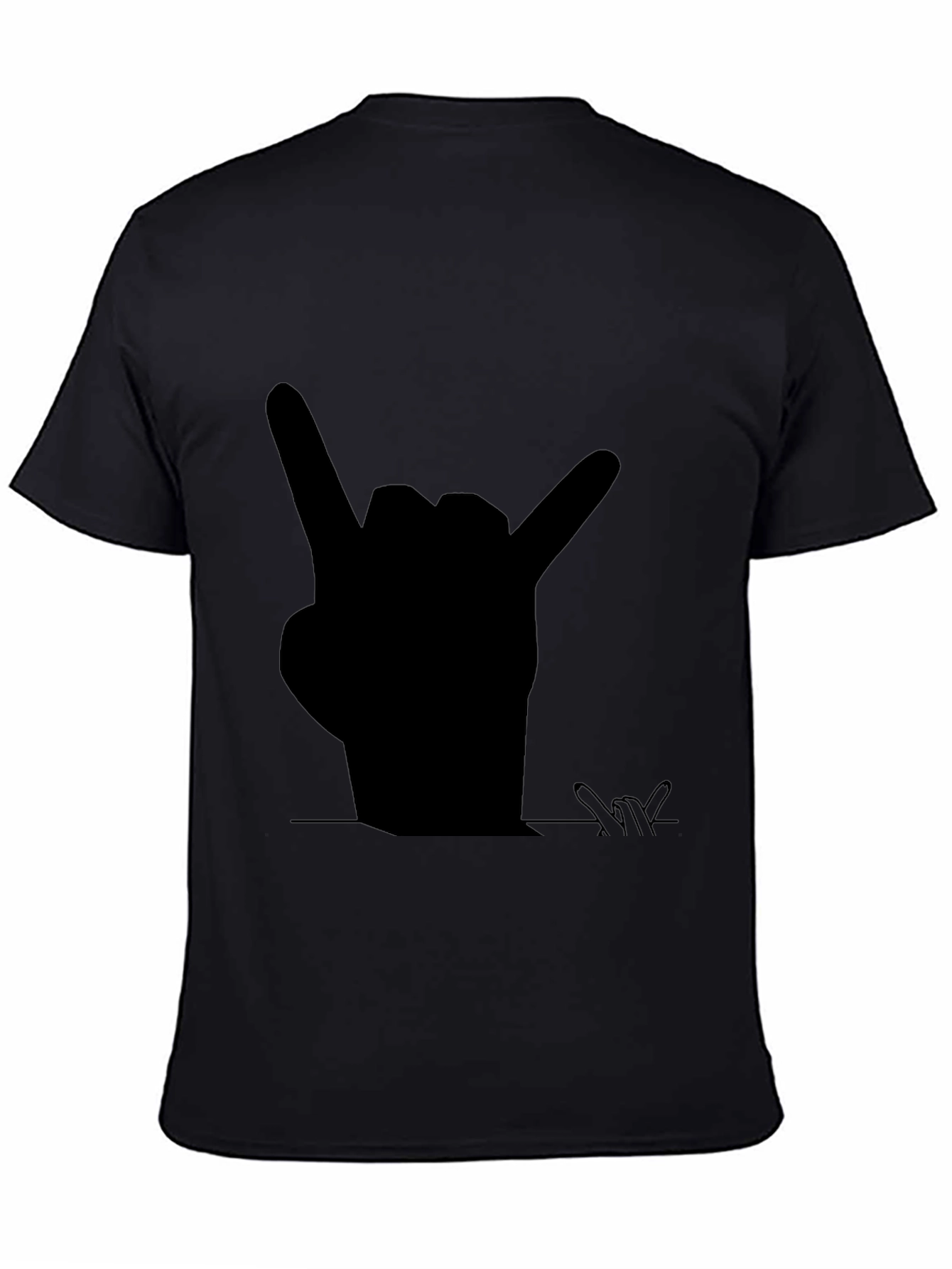 Rock On! Graphic Tee - Bold Black T-Shirt